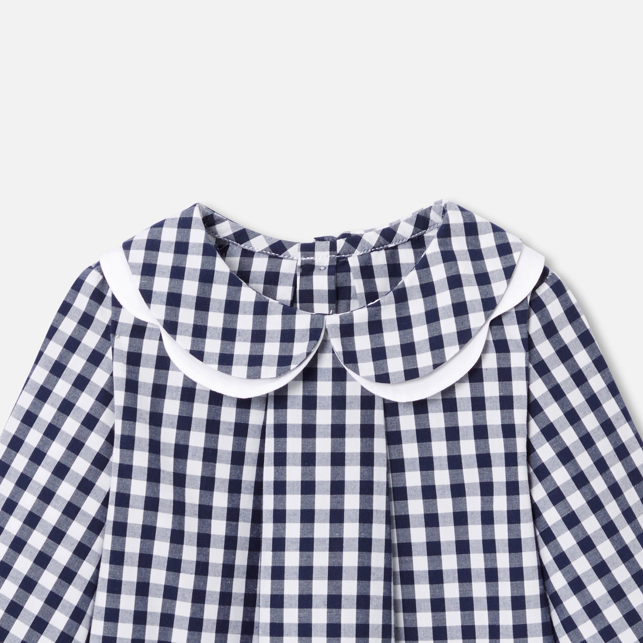Toddler girl gingham blouse