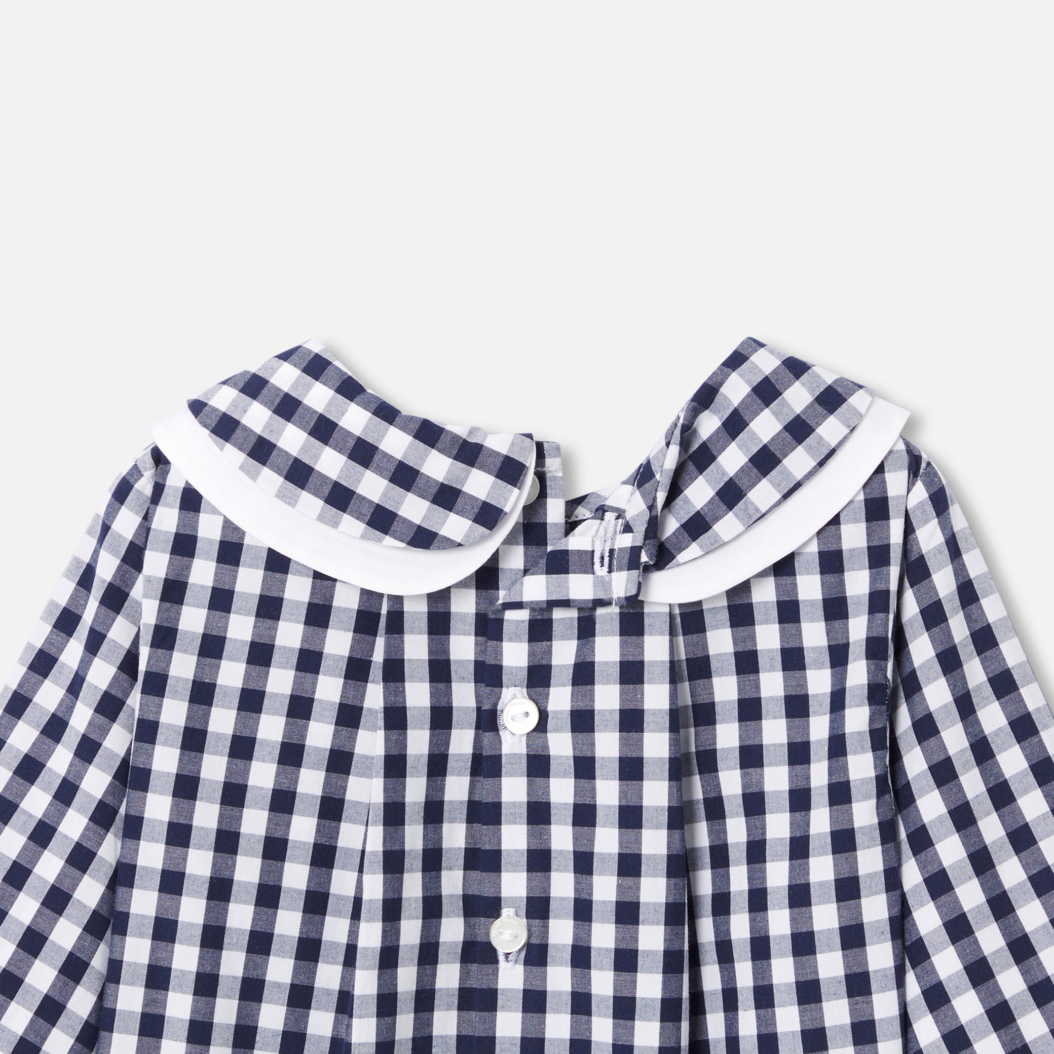 Toddler girl gingham blouse