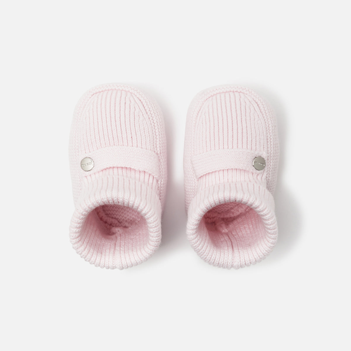 Baby girl knitted booties