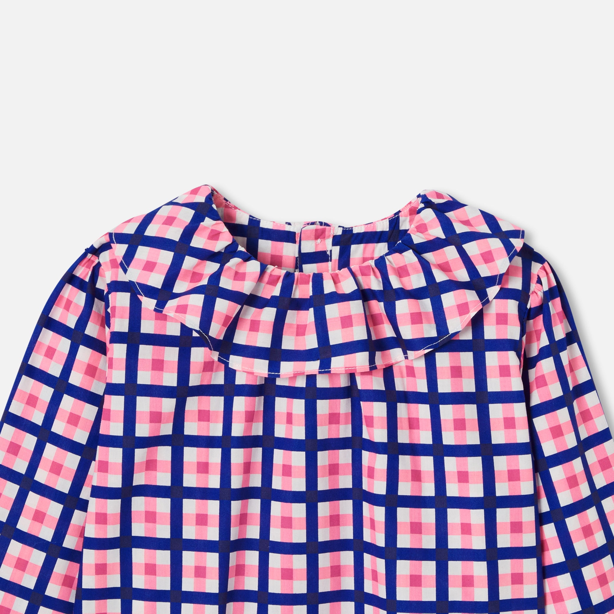 Girl gingham blouse