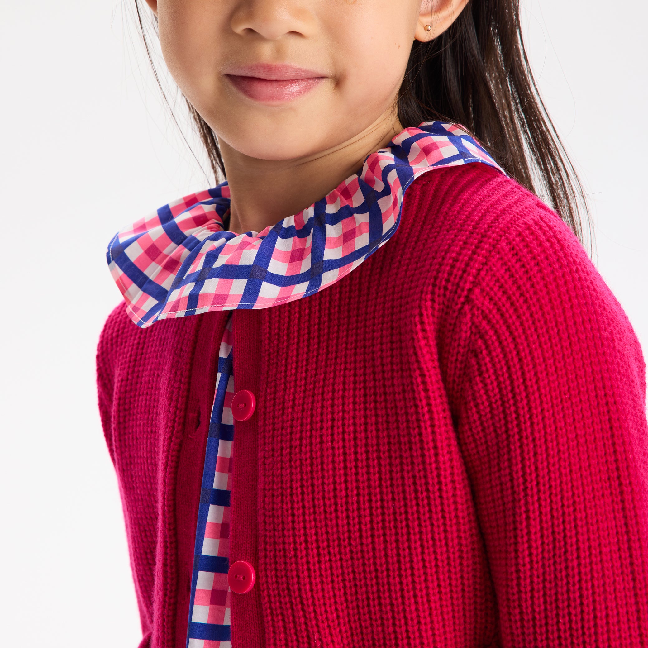 Girl gingham blouse