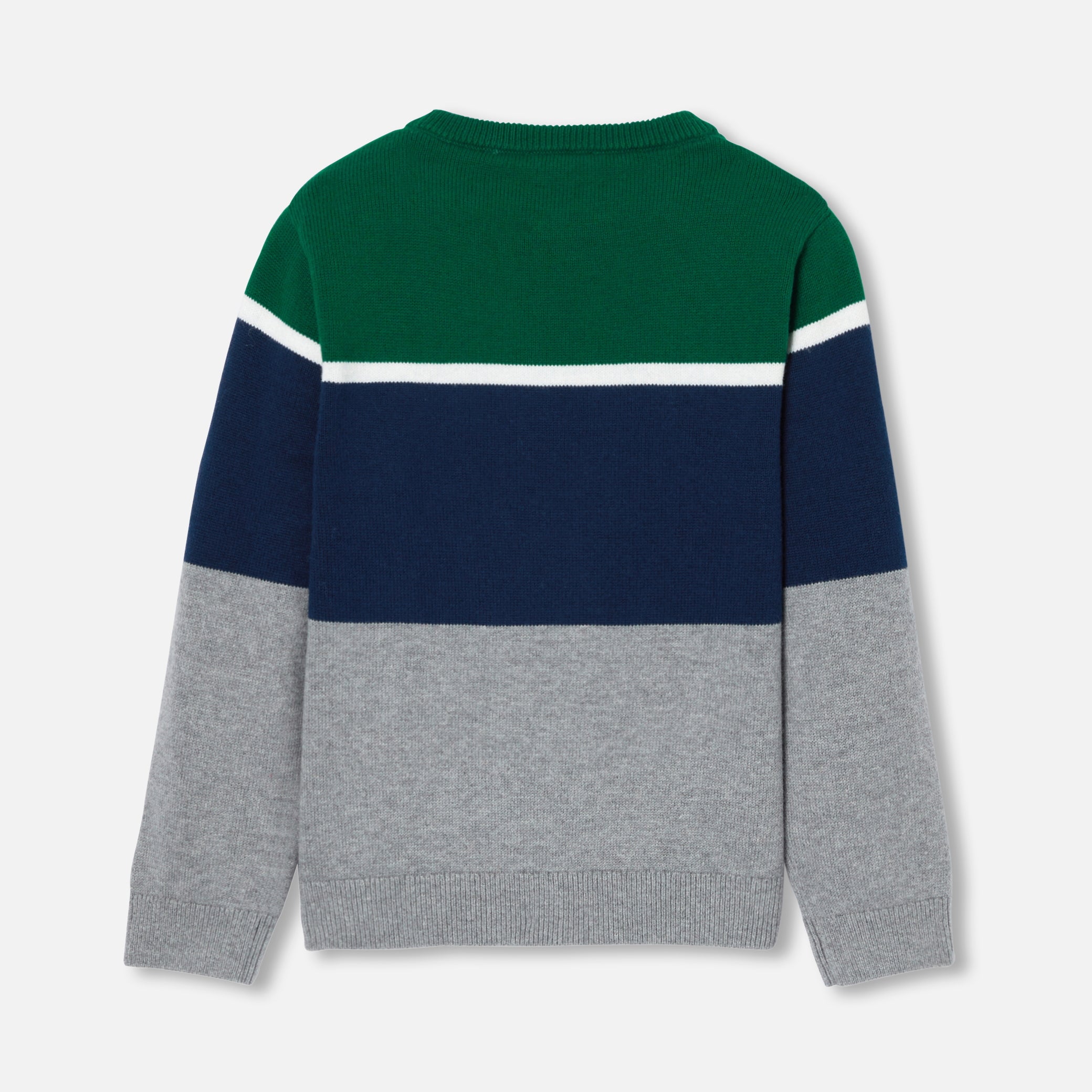 Boy color block sweater