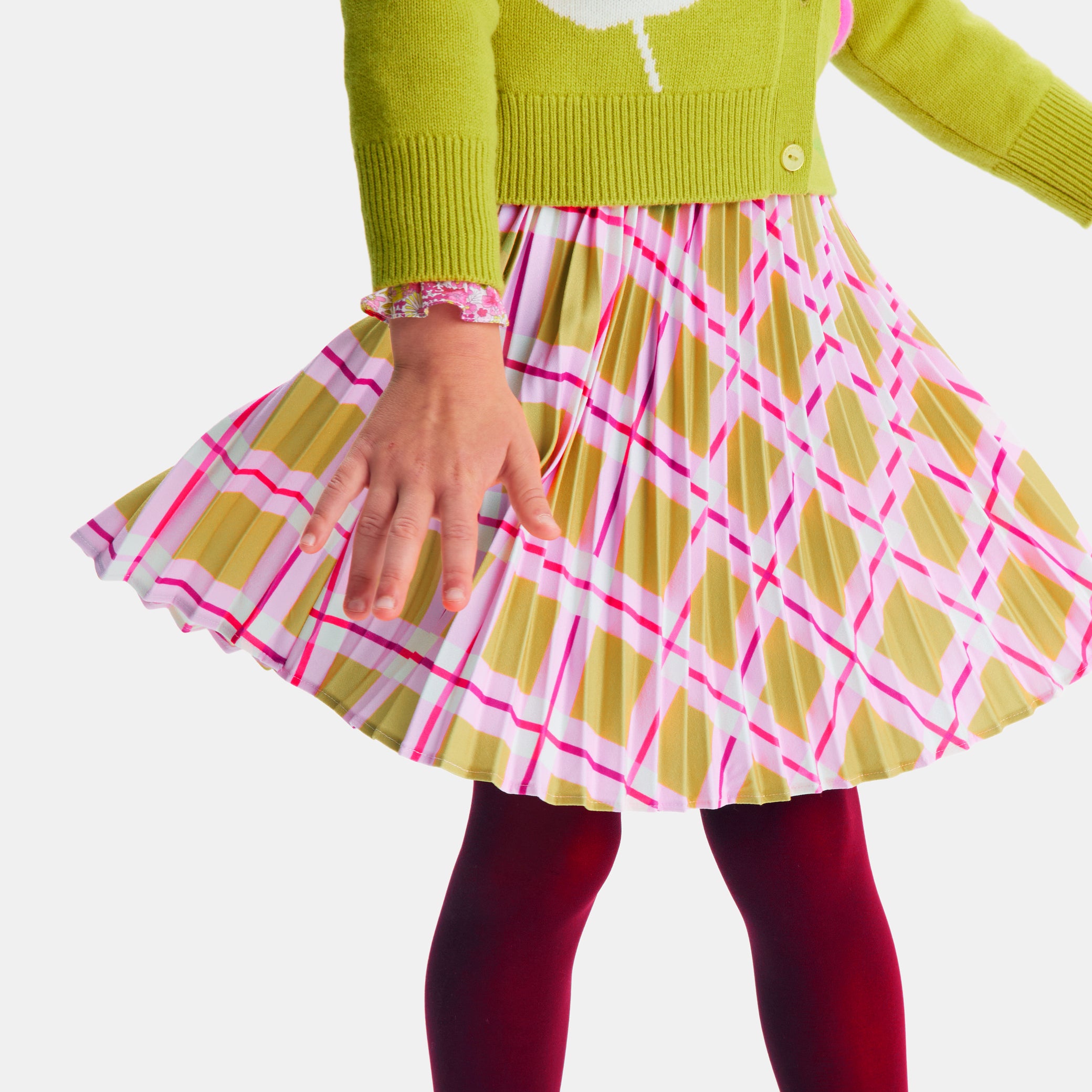 Girl tartan skirt