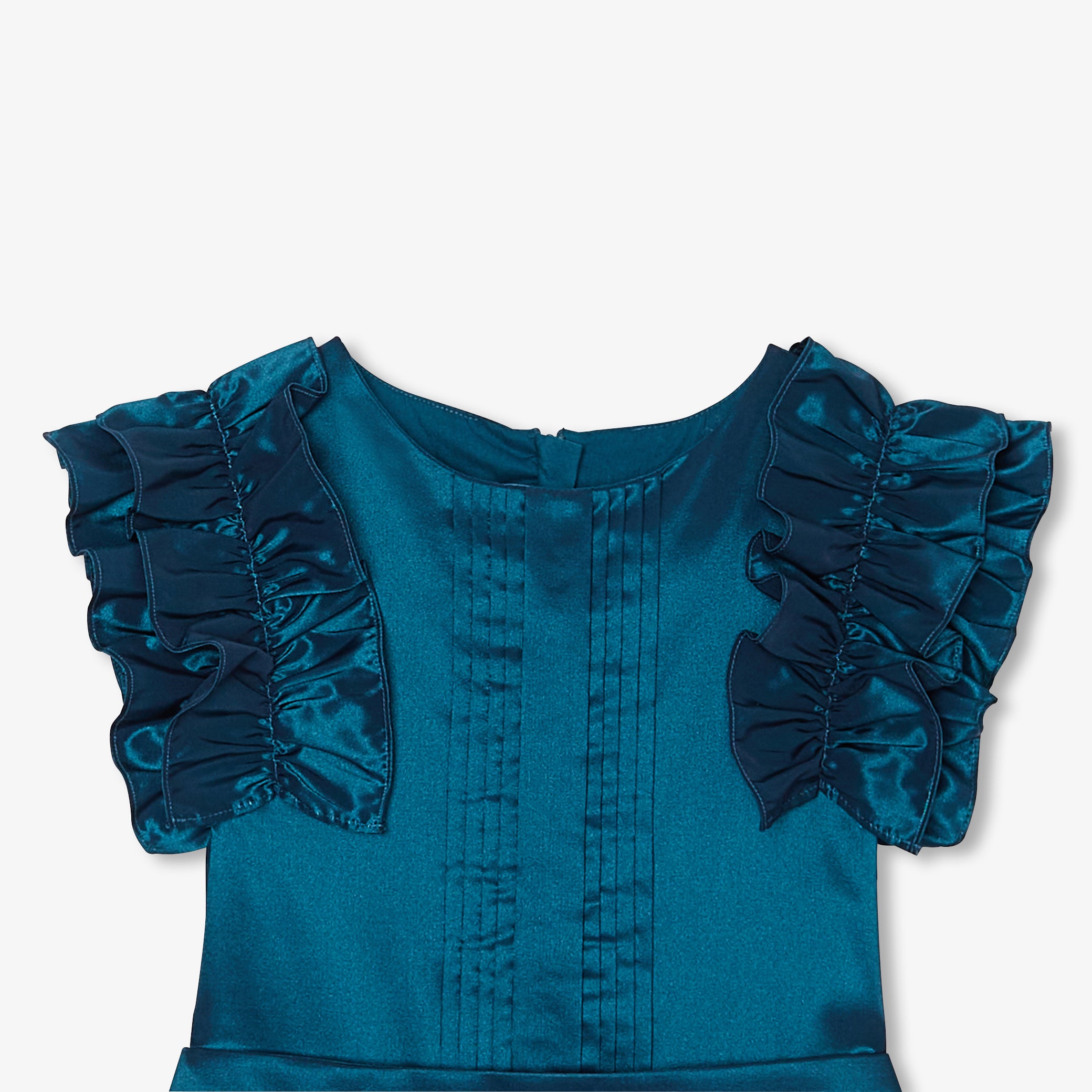 Girl taffeta dress