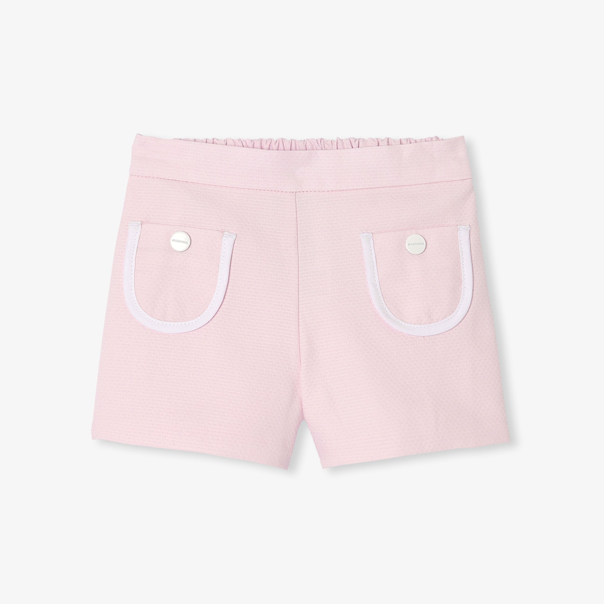 Toddler-girl-shorts-in-honeycomb-pique