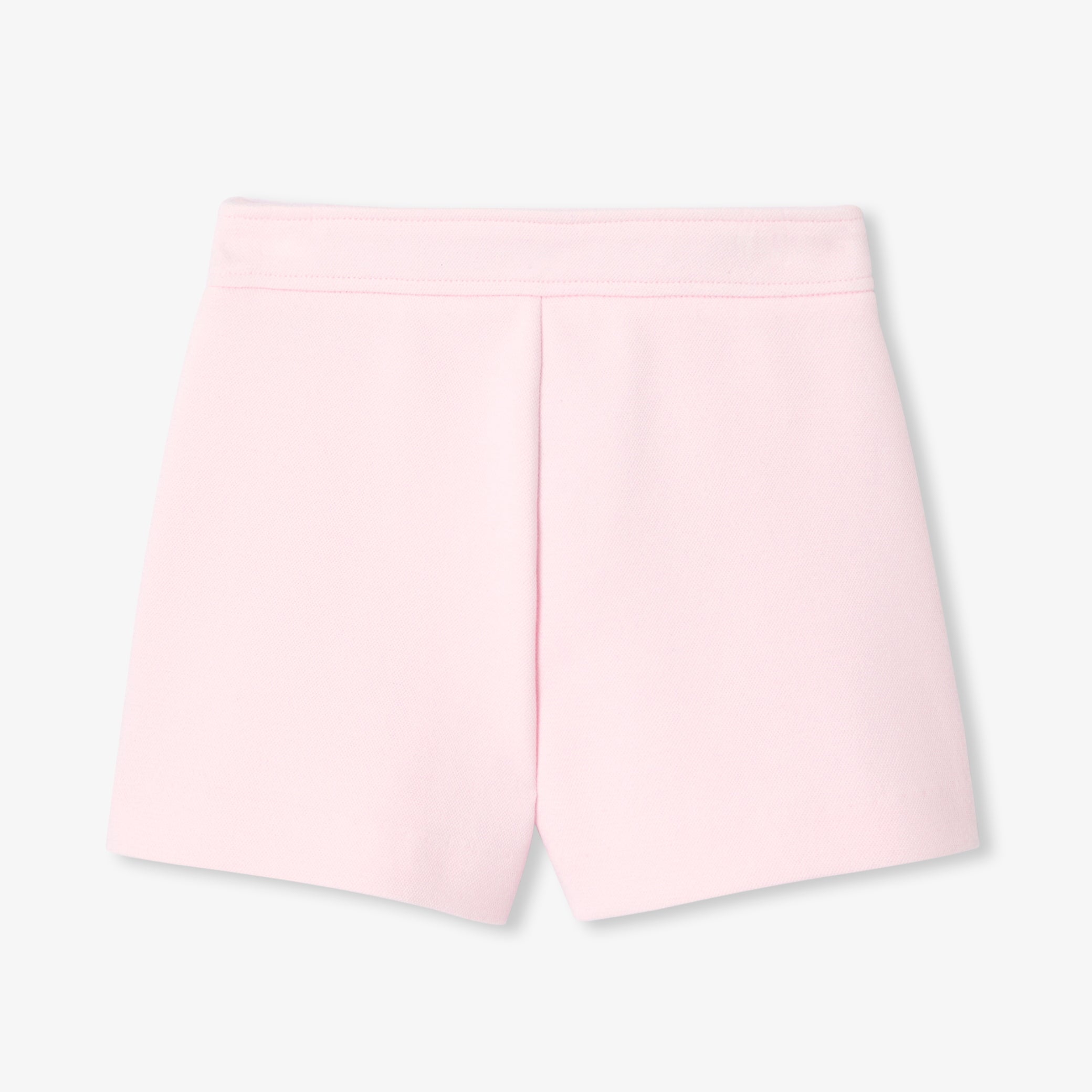 Girl short skirt in pique knit