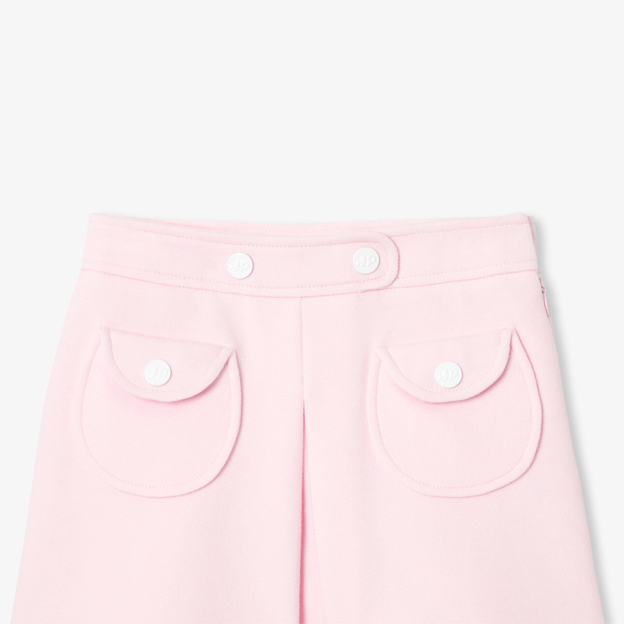Girl short skirt in pique knit