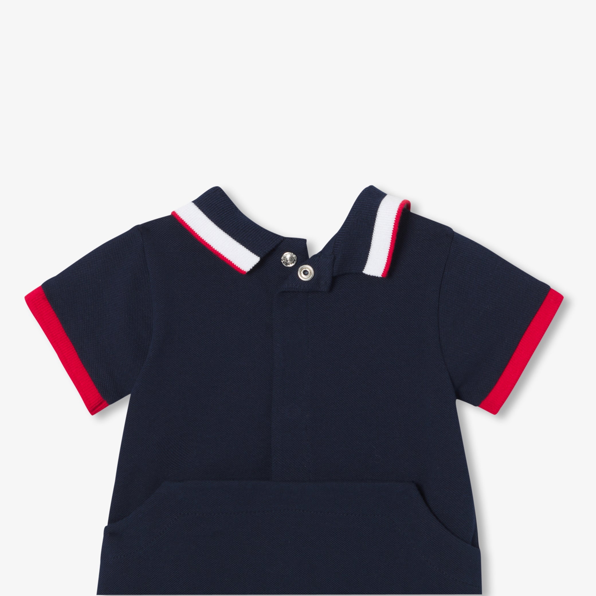 Baby boy polo romper