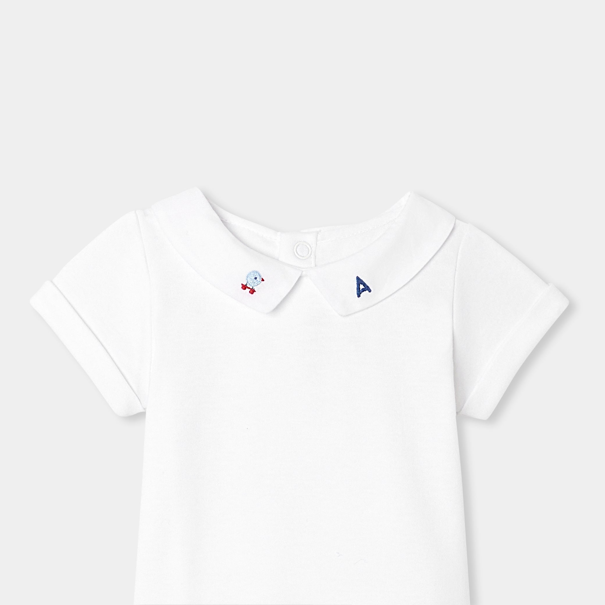 Baby boy short-sleeved bodysuit