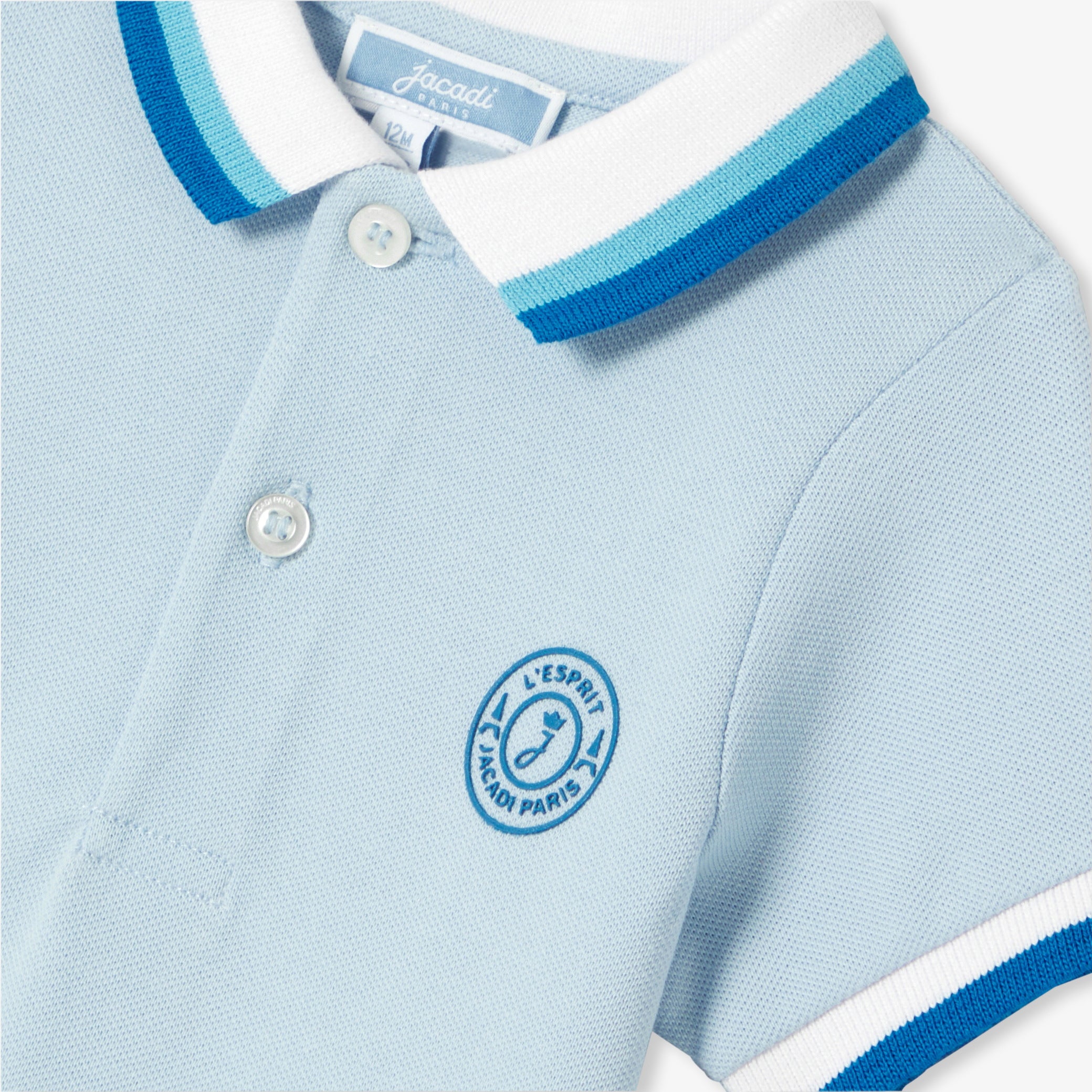 Baby boy short-sleeved polo shirt