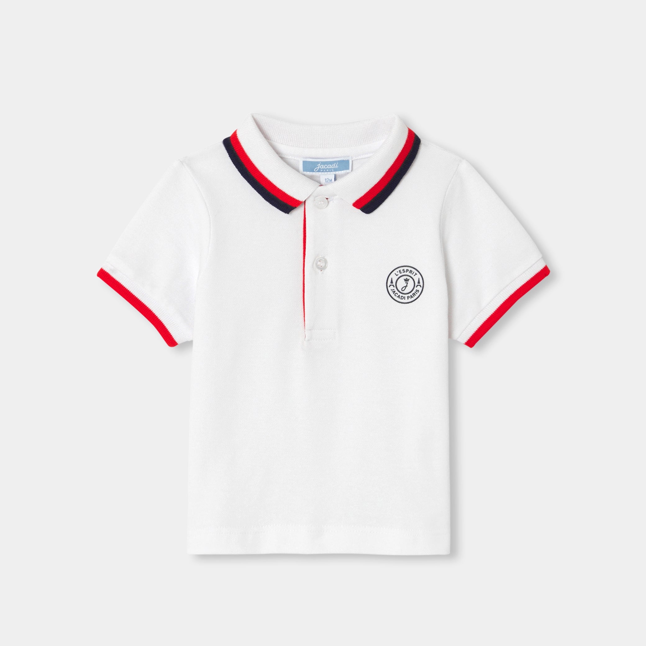 Baby boy short-sleeved polo shirt