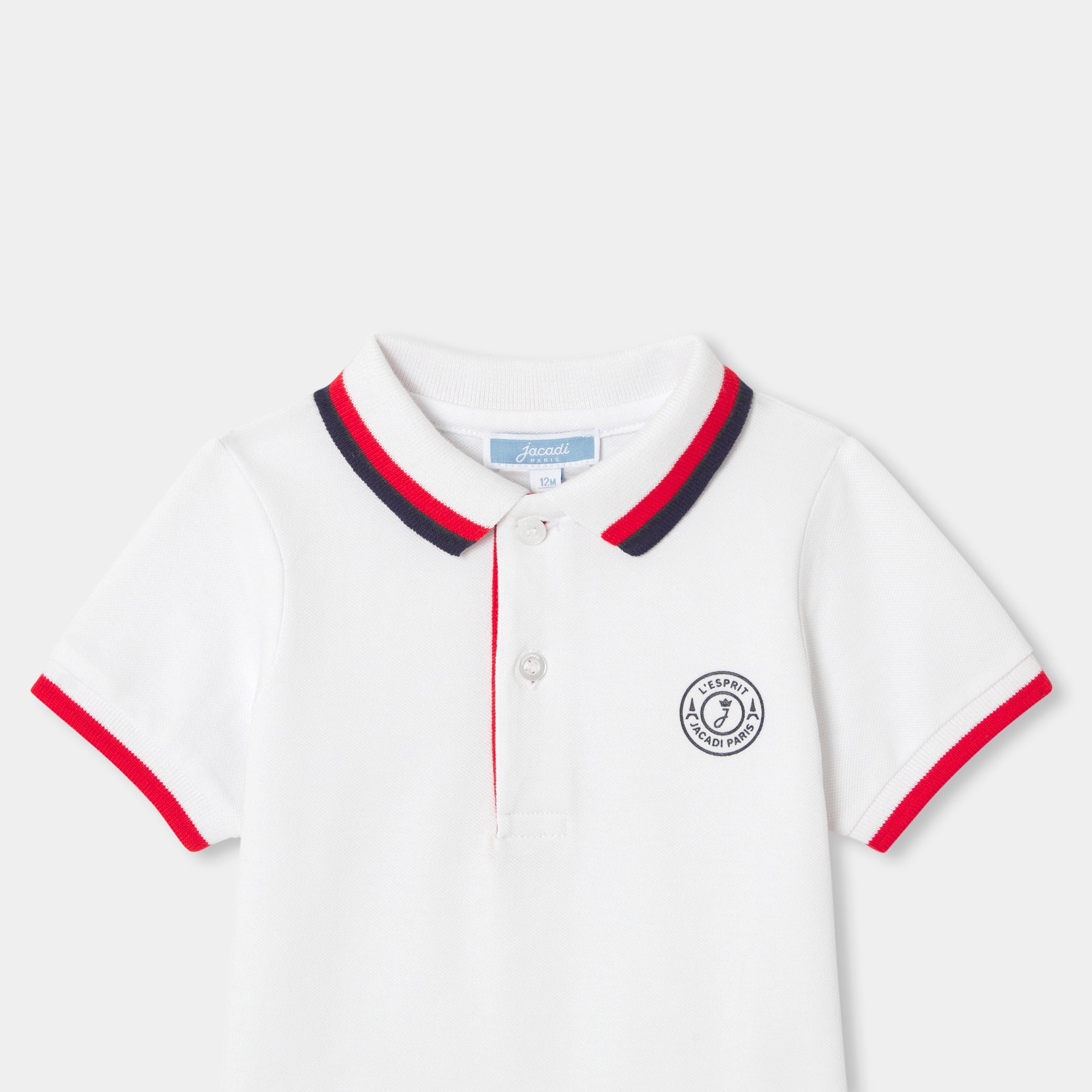 Baby boy short-sleeved polo shirt