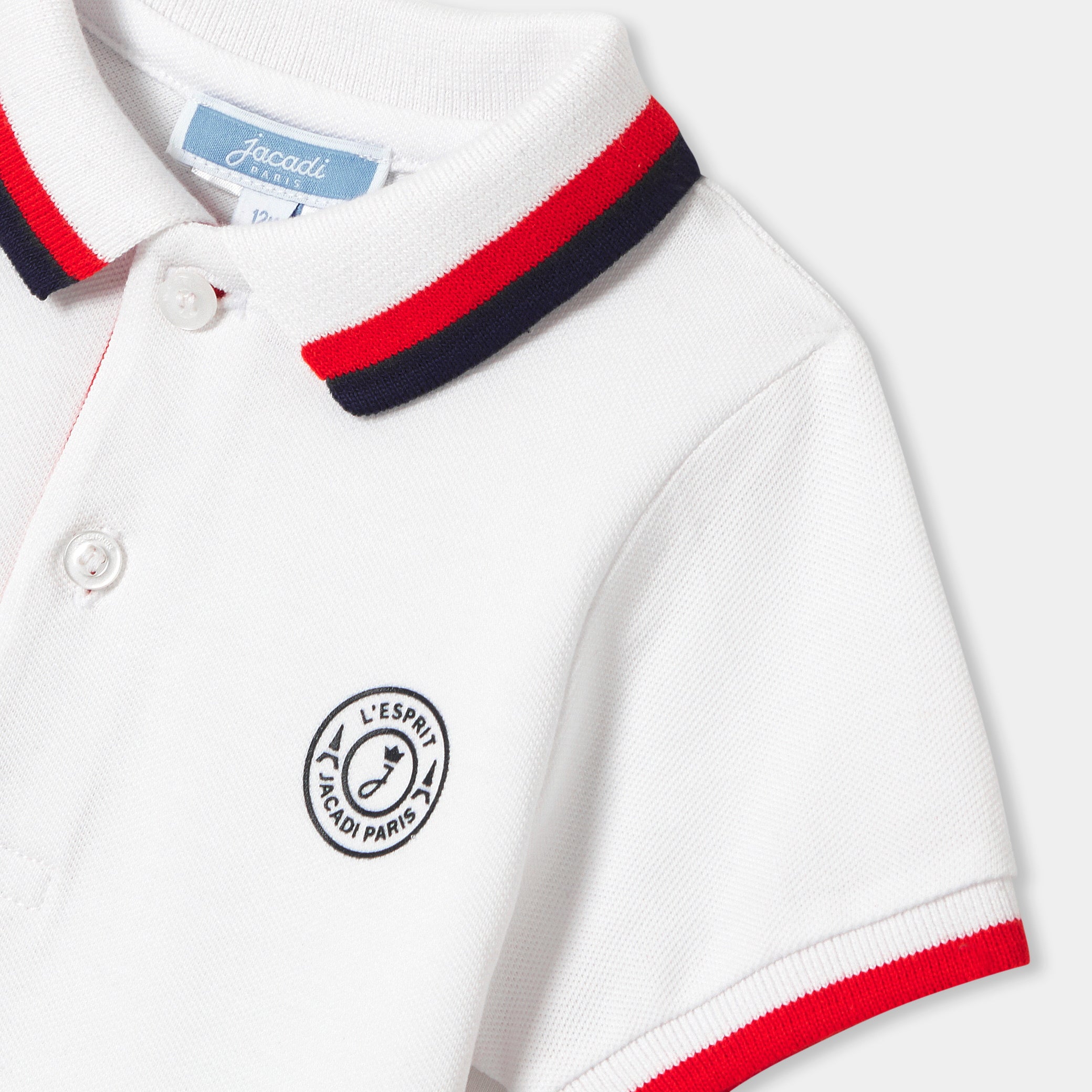 Baby boy short-sleeved polo shirt