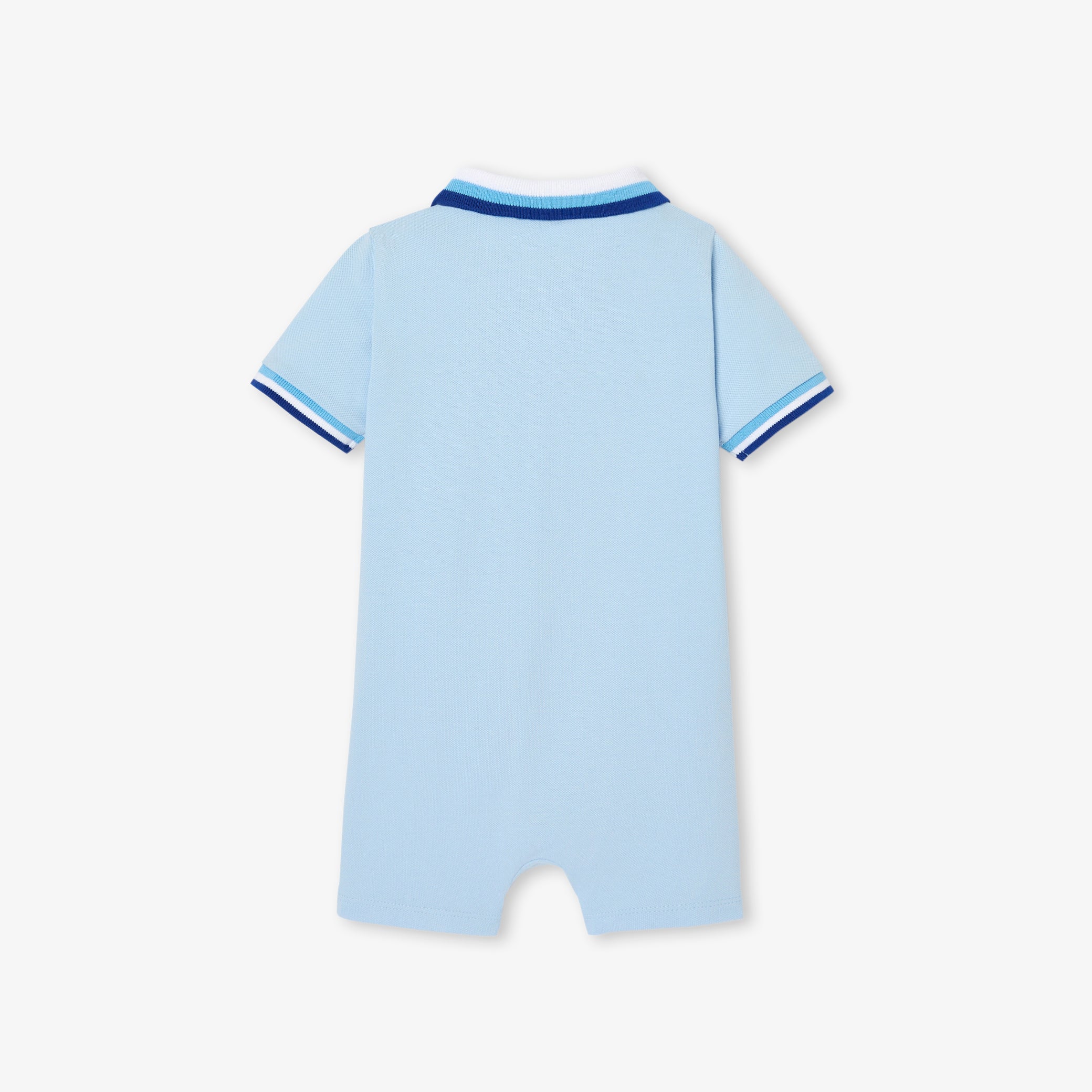 Baby boy polo romper