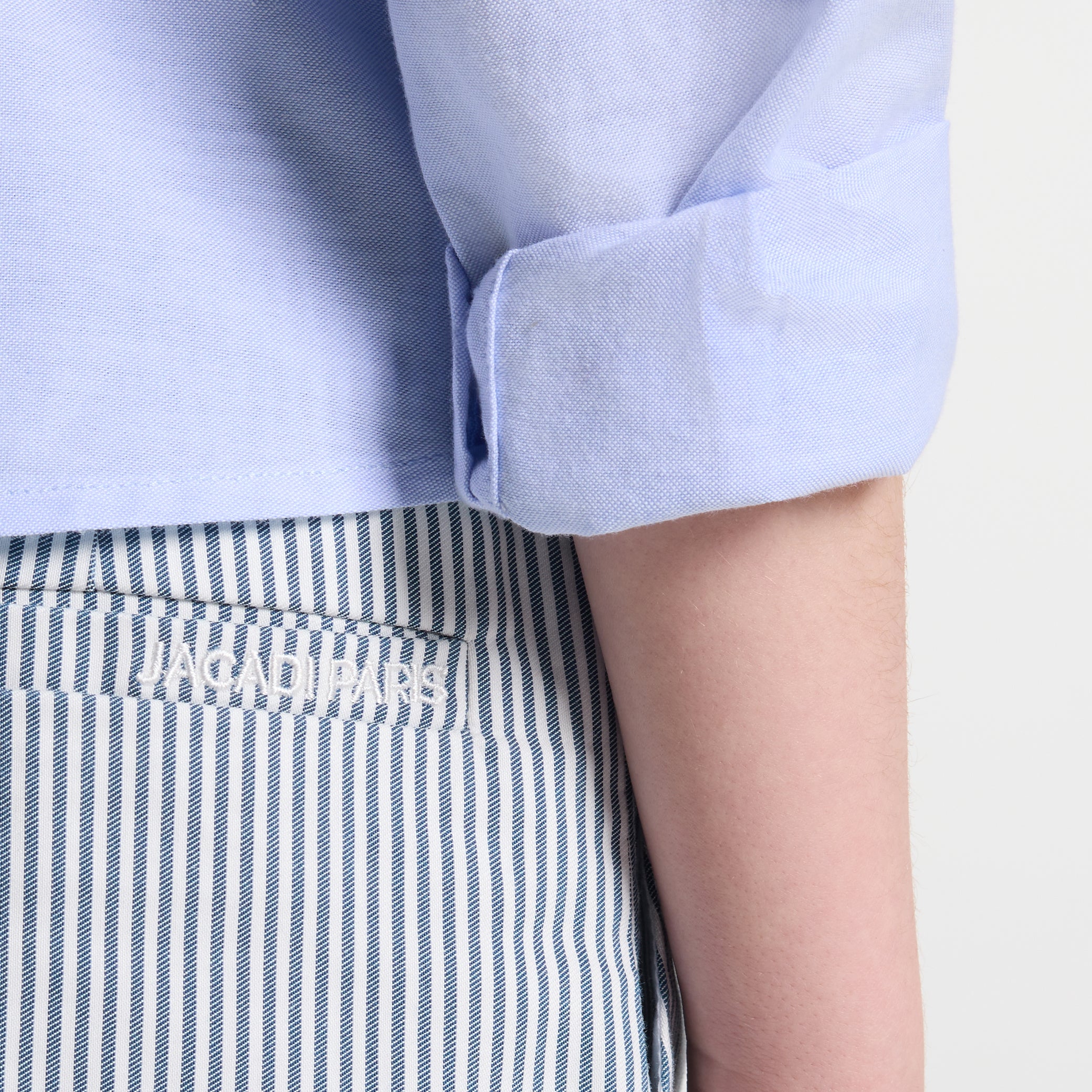 Boy's striped Bermuda shorts
