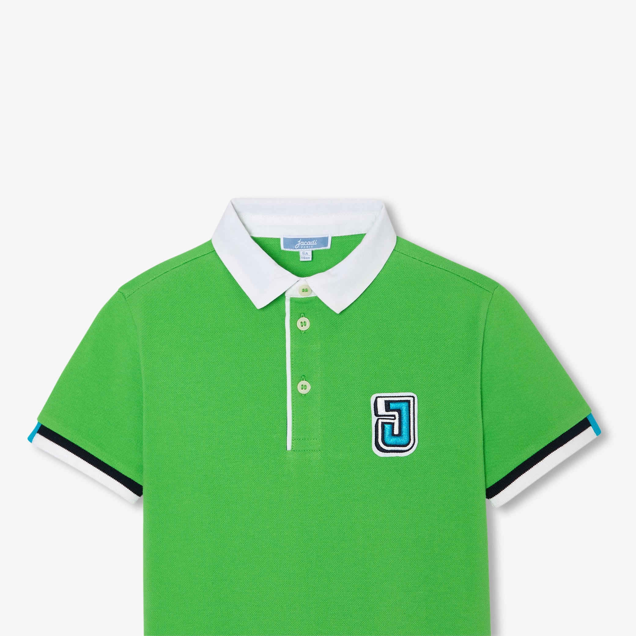 Boy's polo shirt in cotton pique