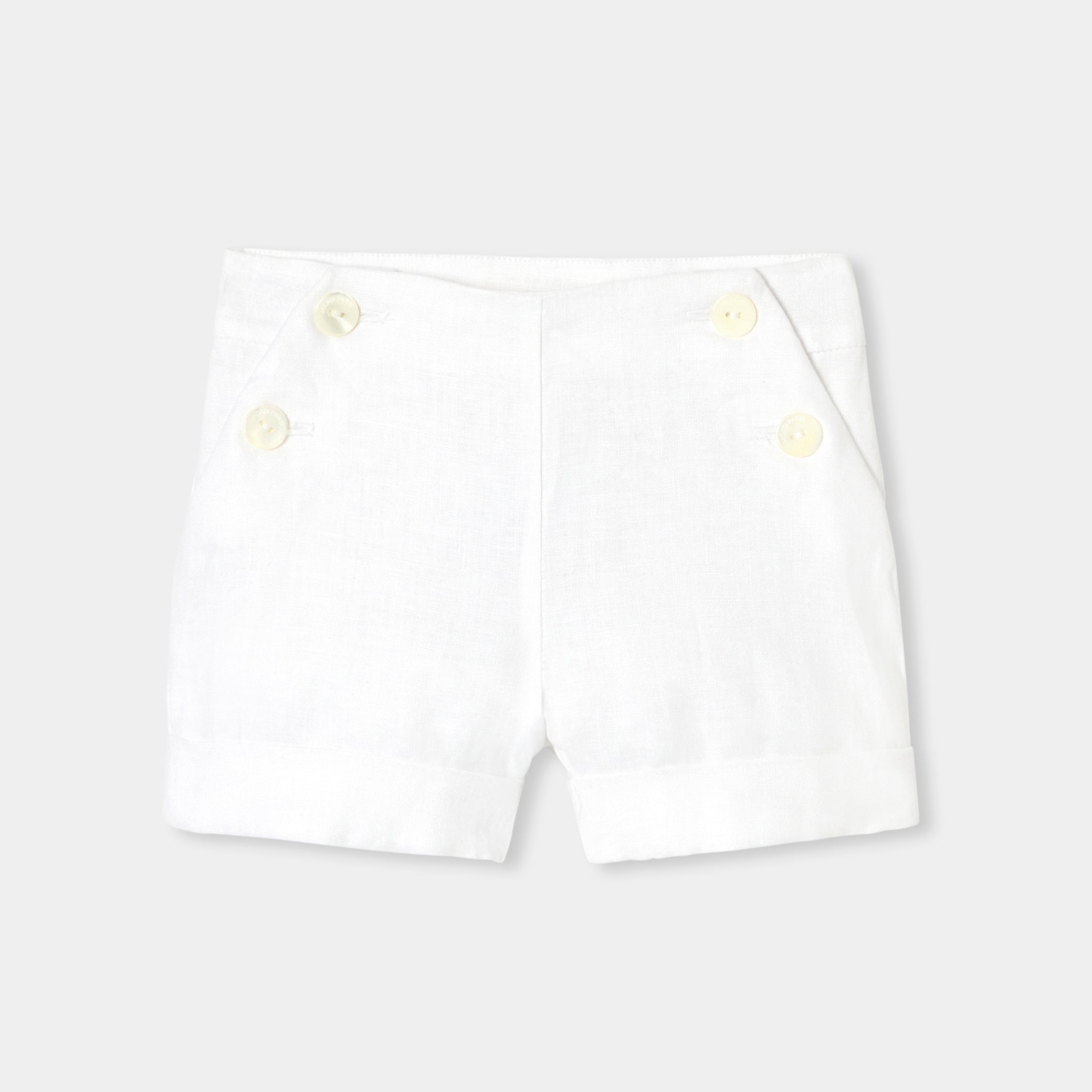 Baby boy linen shorts