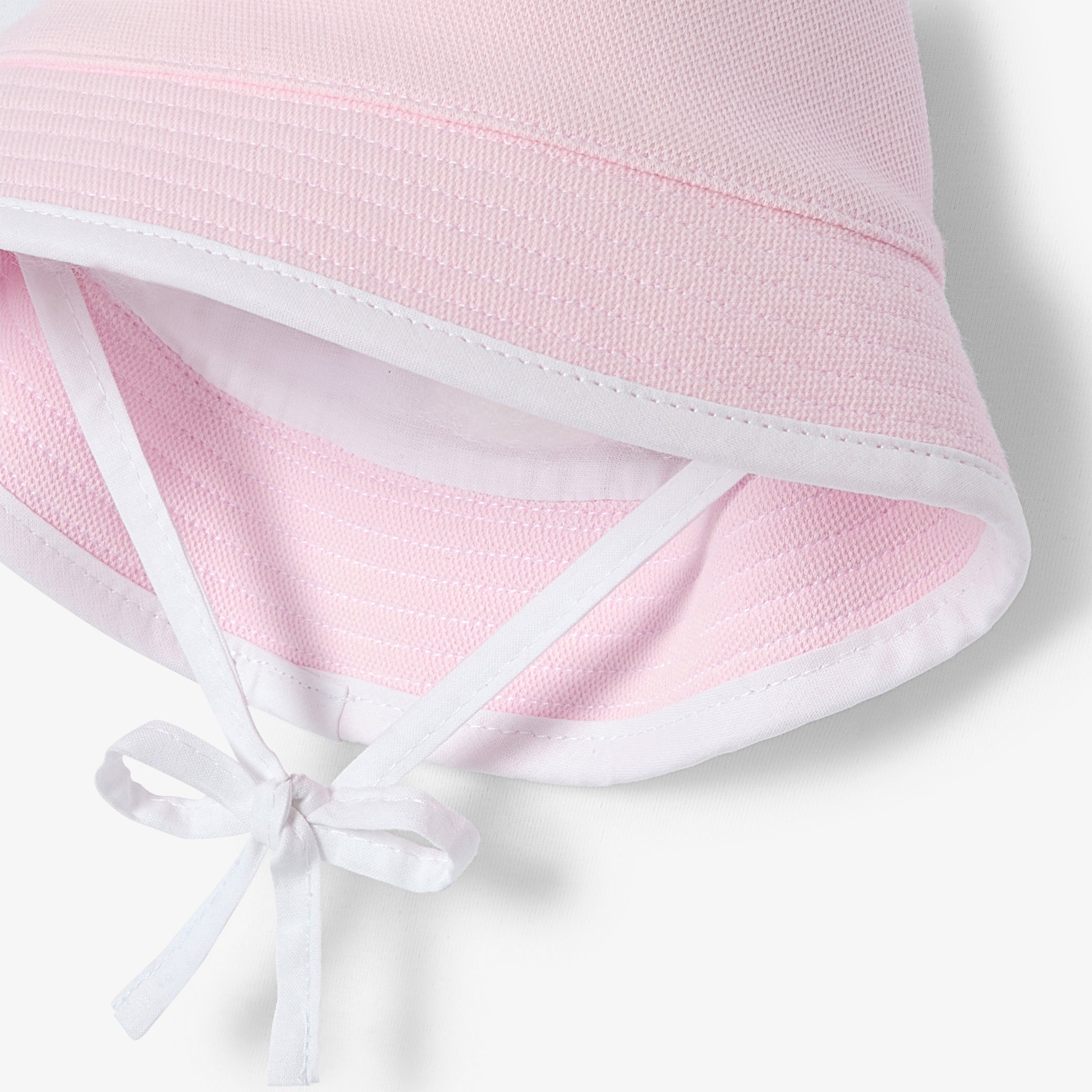 Baby girl hat in micro pique