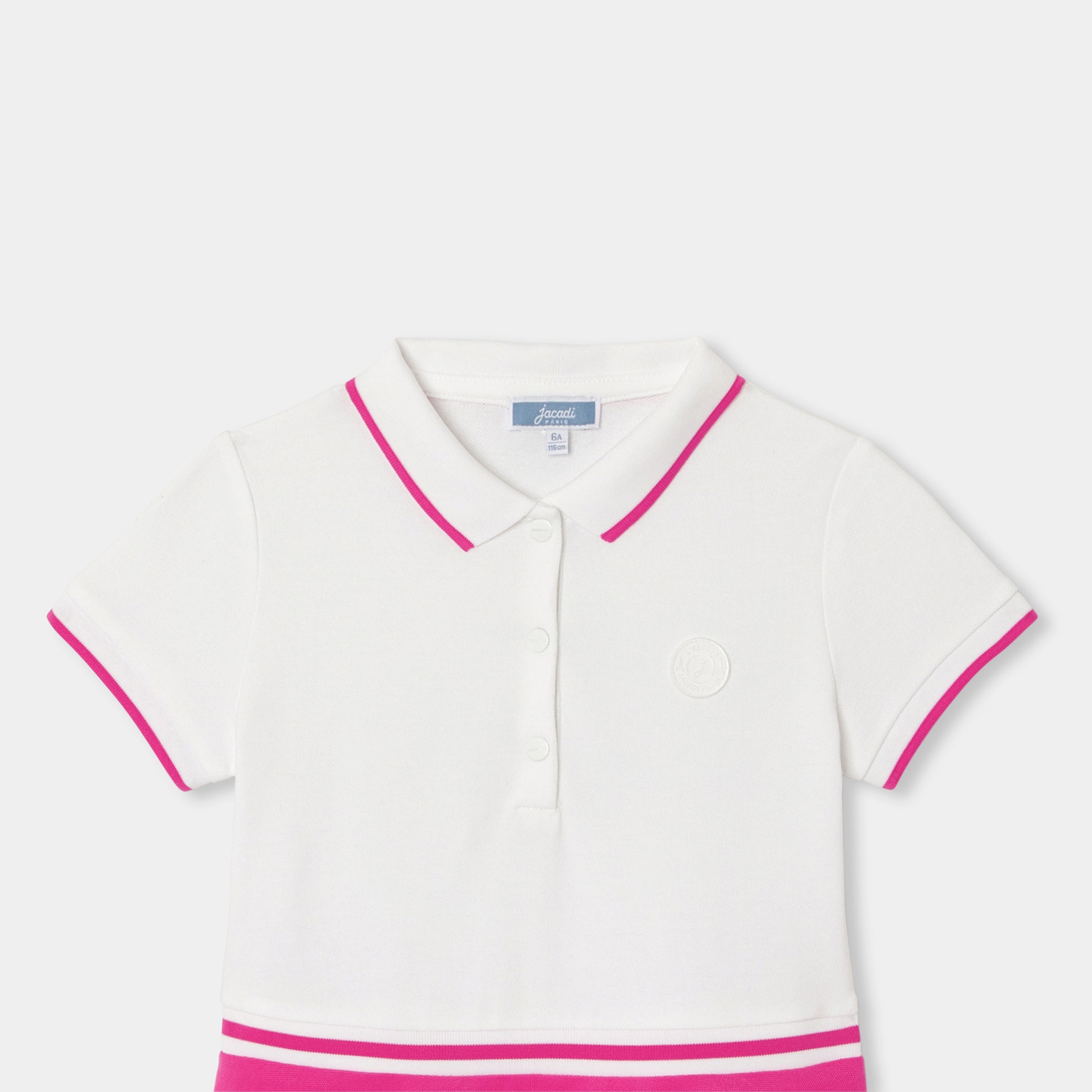 Girl dress in cotton piqué