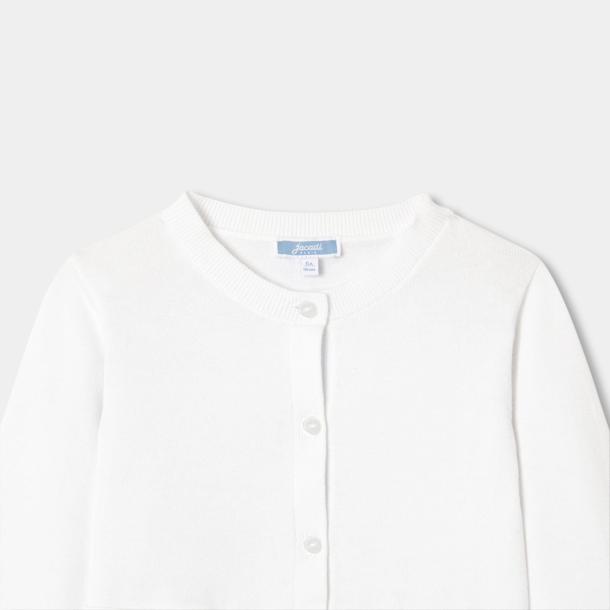 Girl jersey cardigan