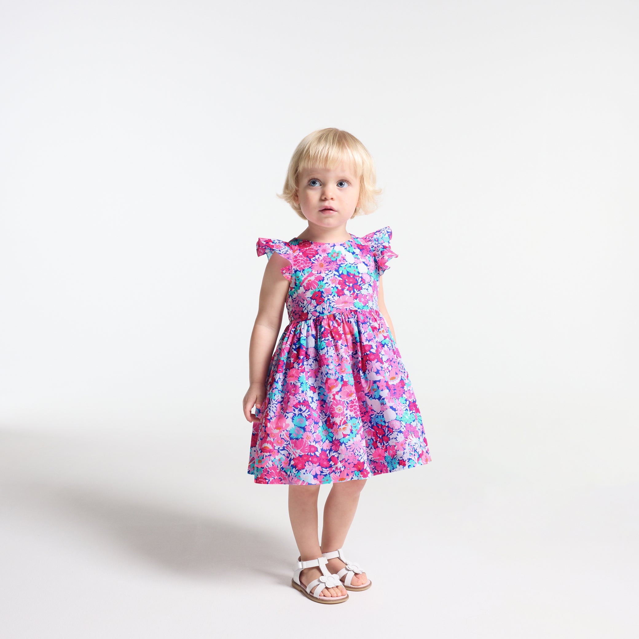 Baby girl dress in Liberty fabric