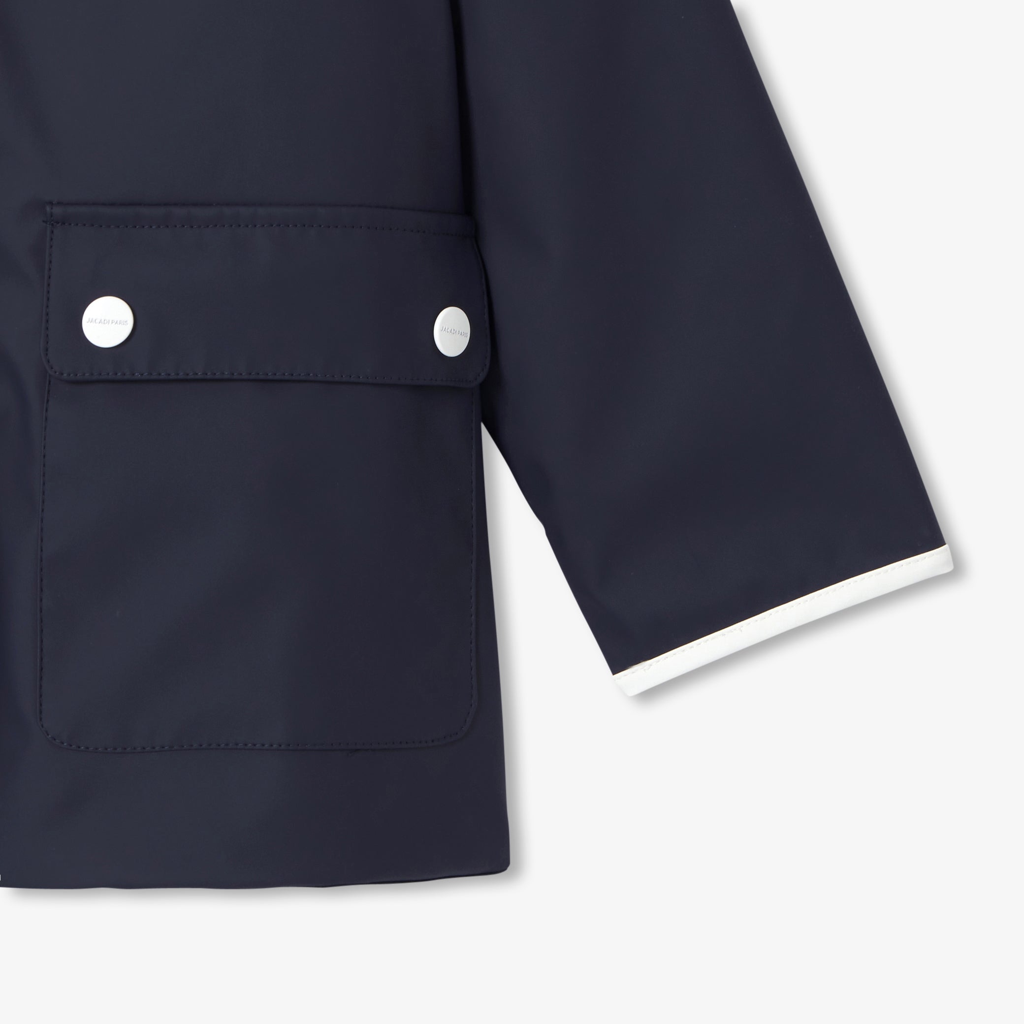 Girl hooded raincoat