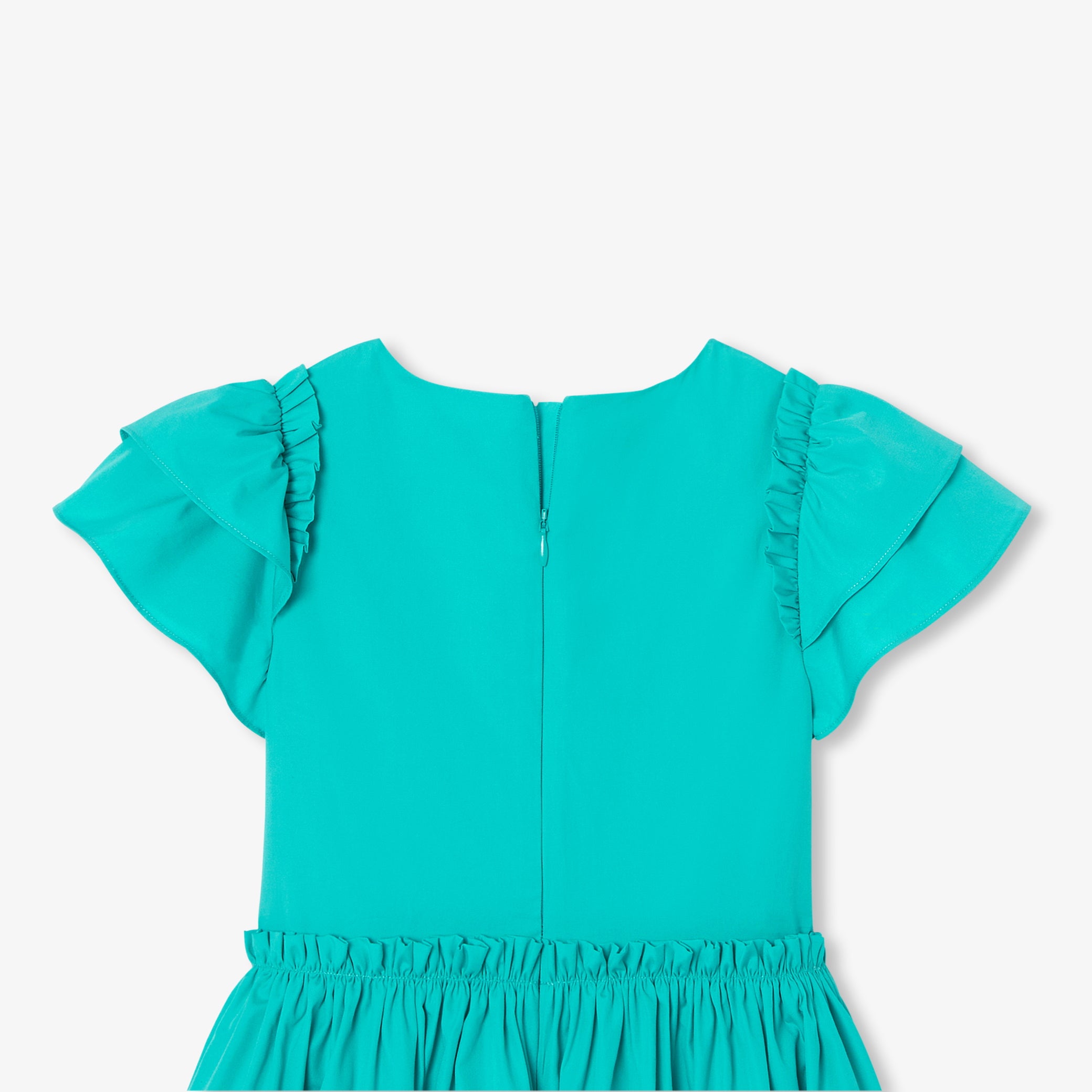 Girl dress in cotton poplin