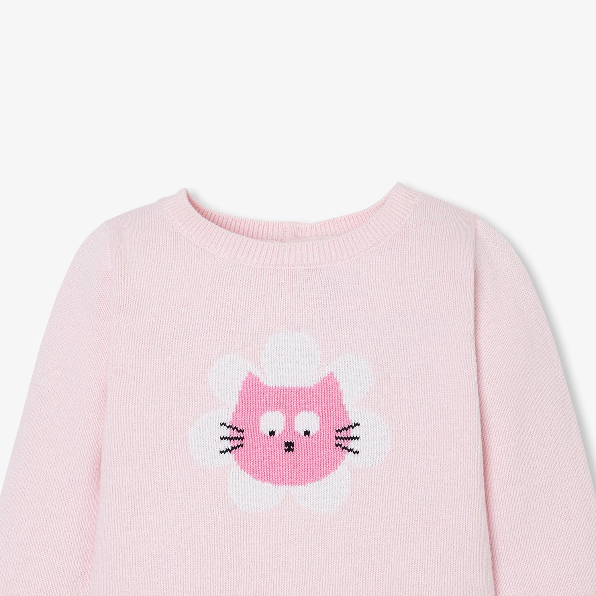 Toddler girl  intarsia sweater