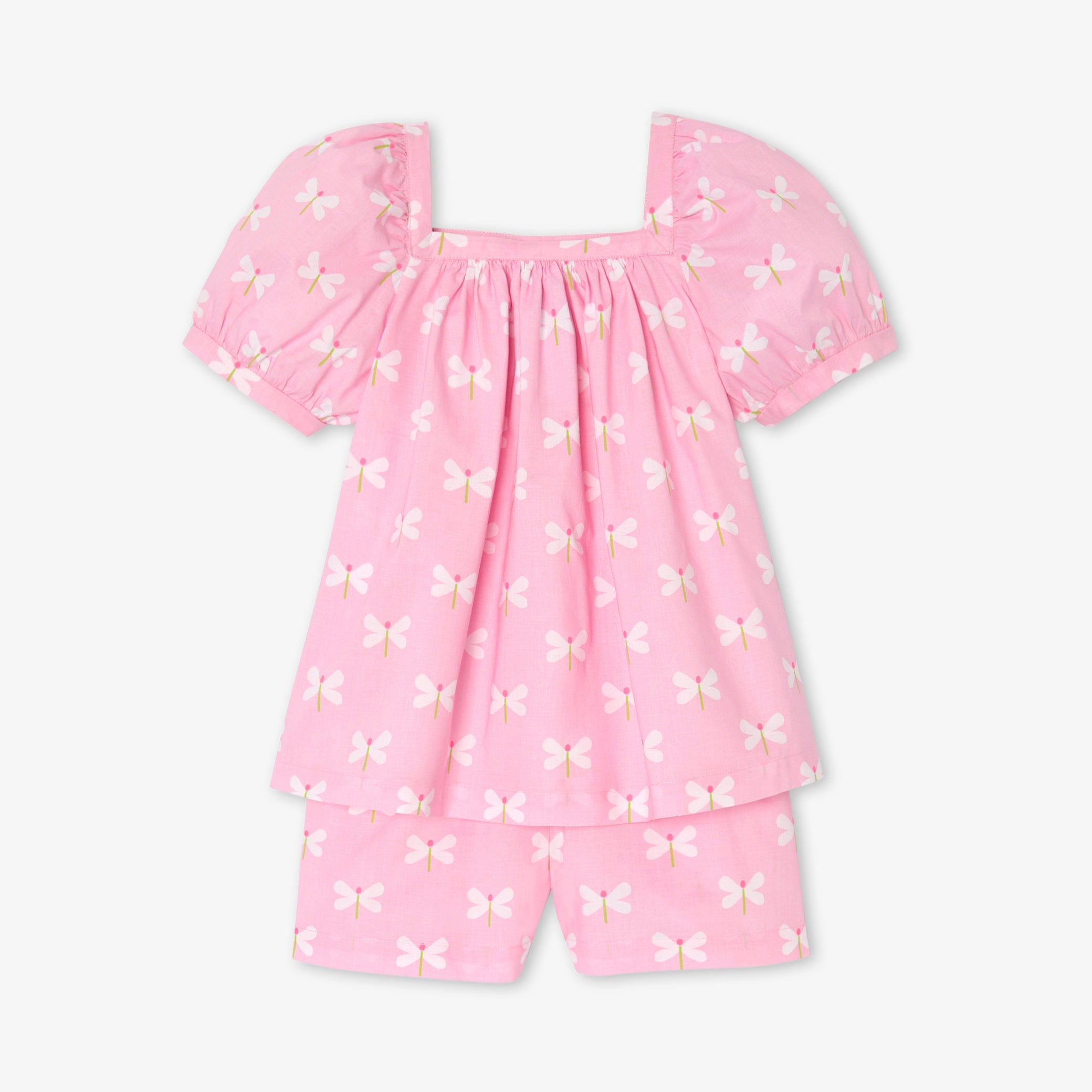 Girl short pajamas