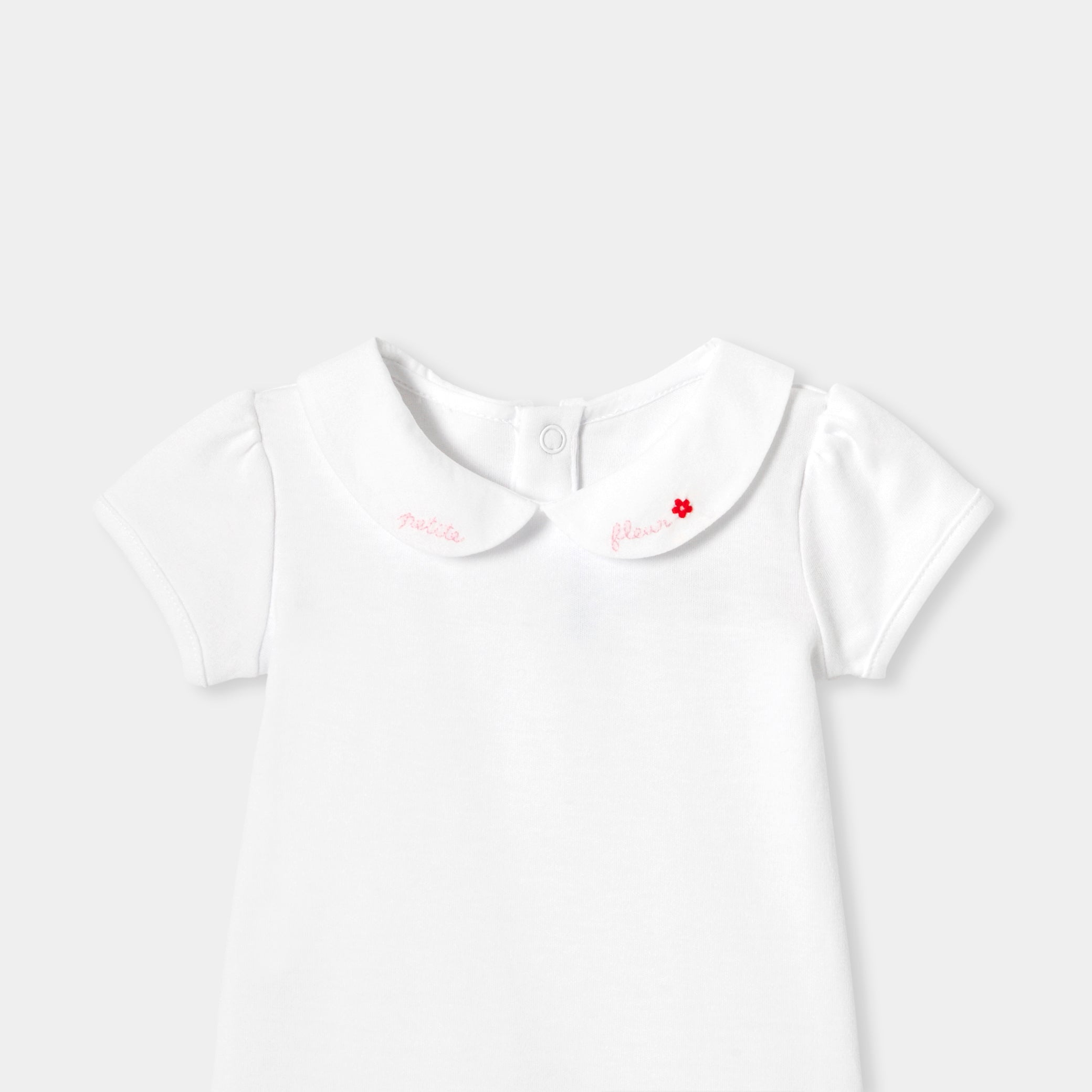Baby girl short-sleeved  bodysuit