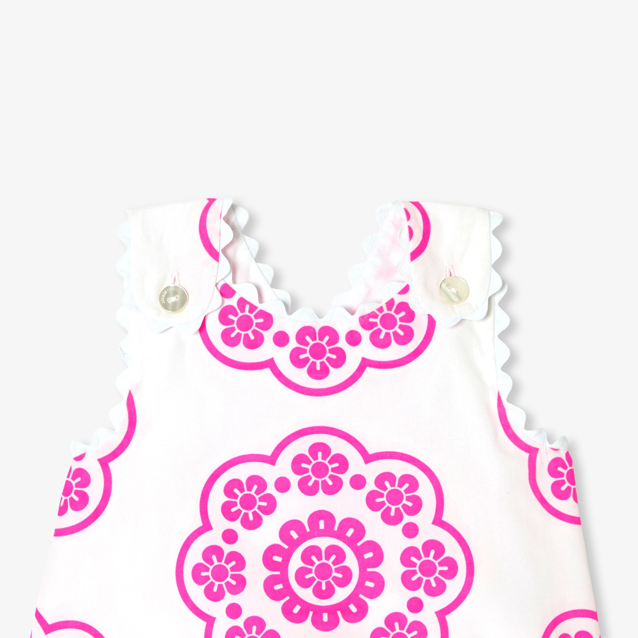 Baby girl rosette print set