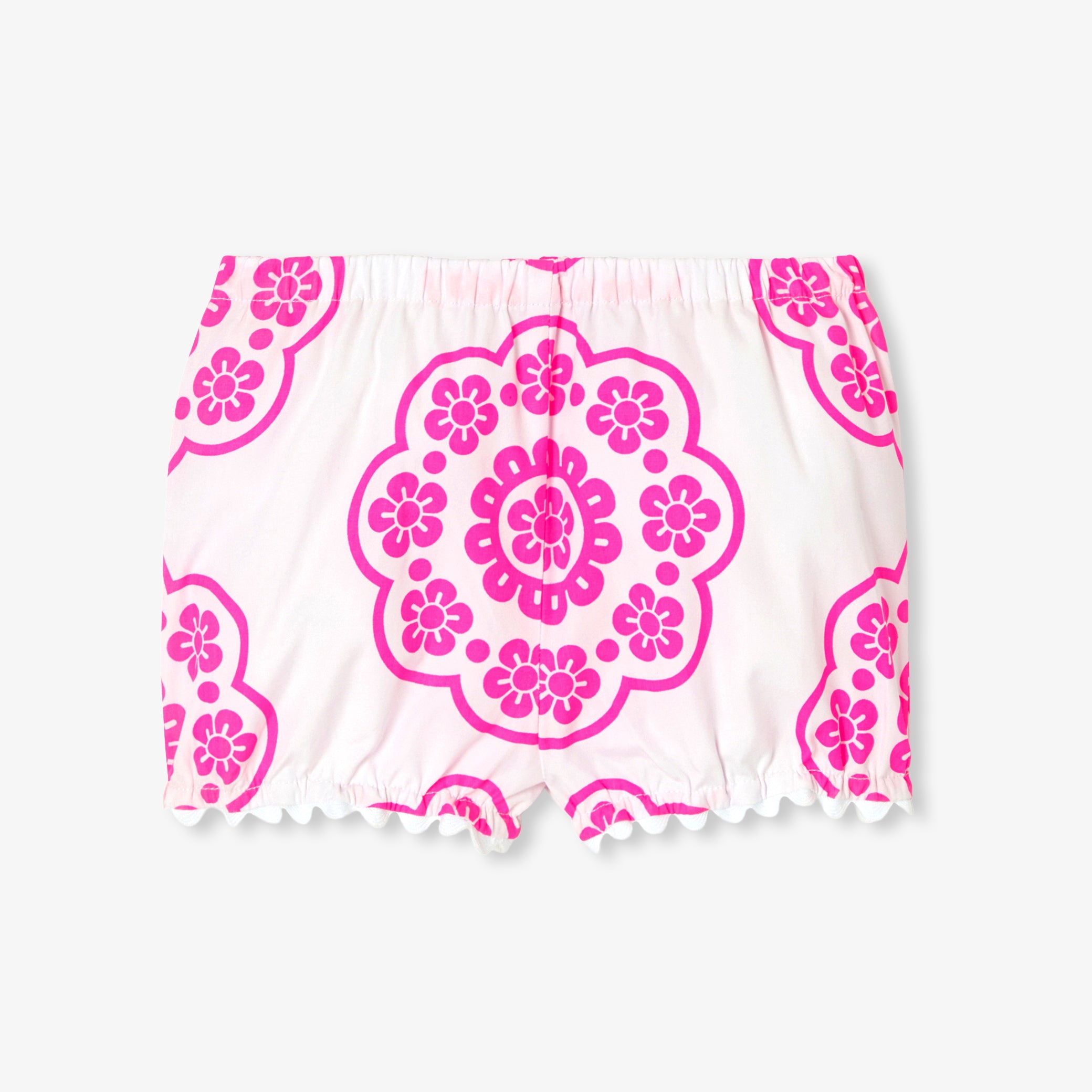 Baby girl rosette print set