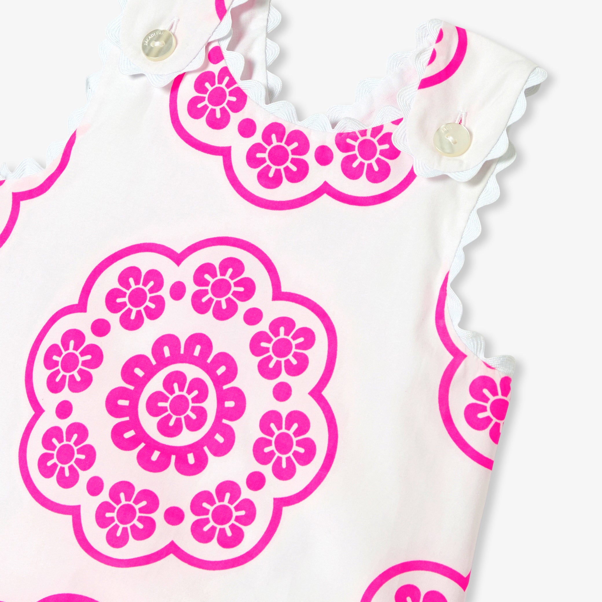 Baby girl rosette print set