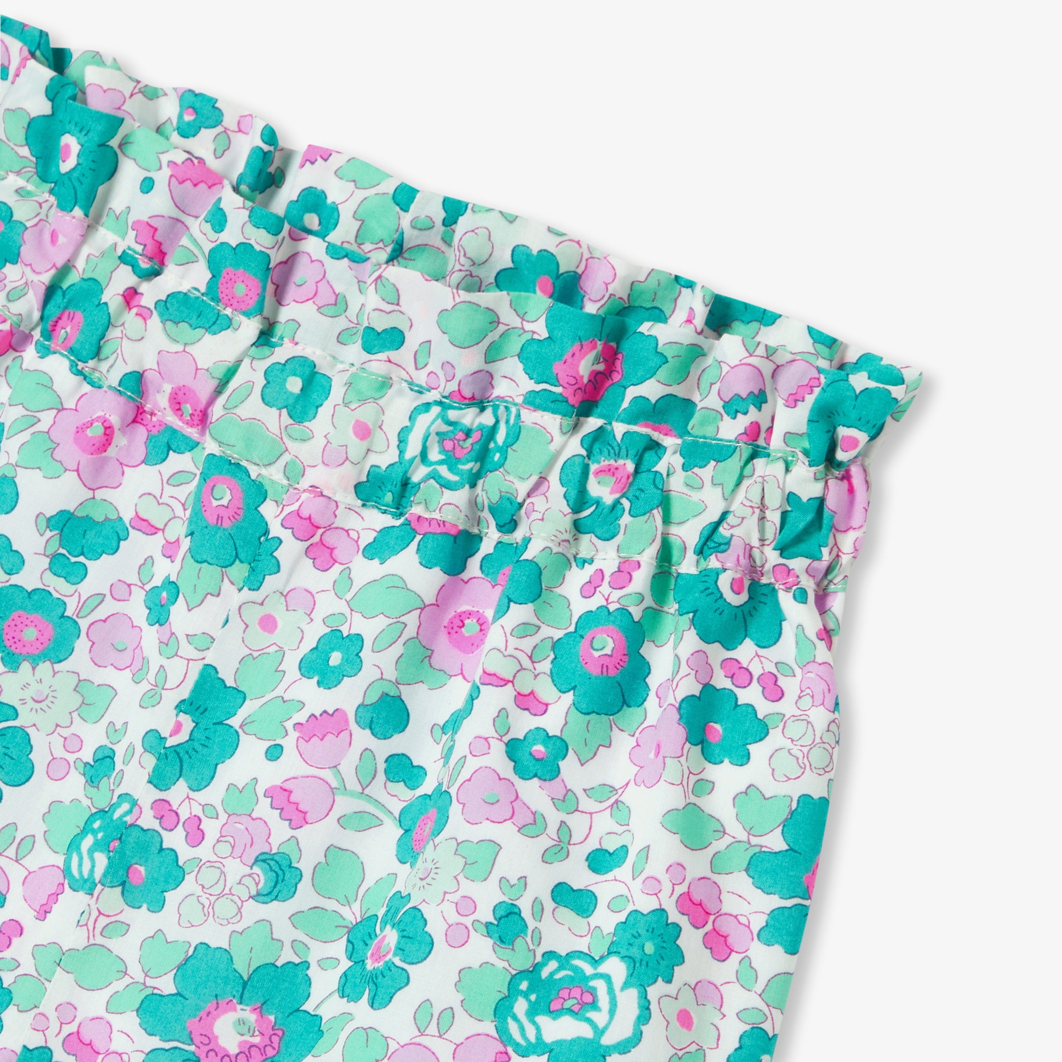Toddler girl shorts in Liberty fabric
