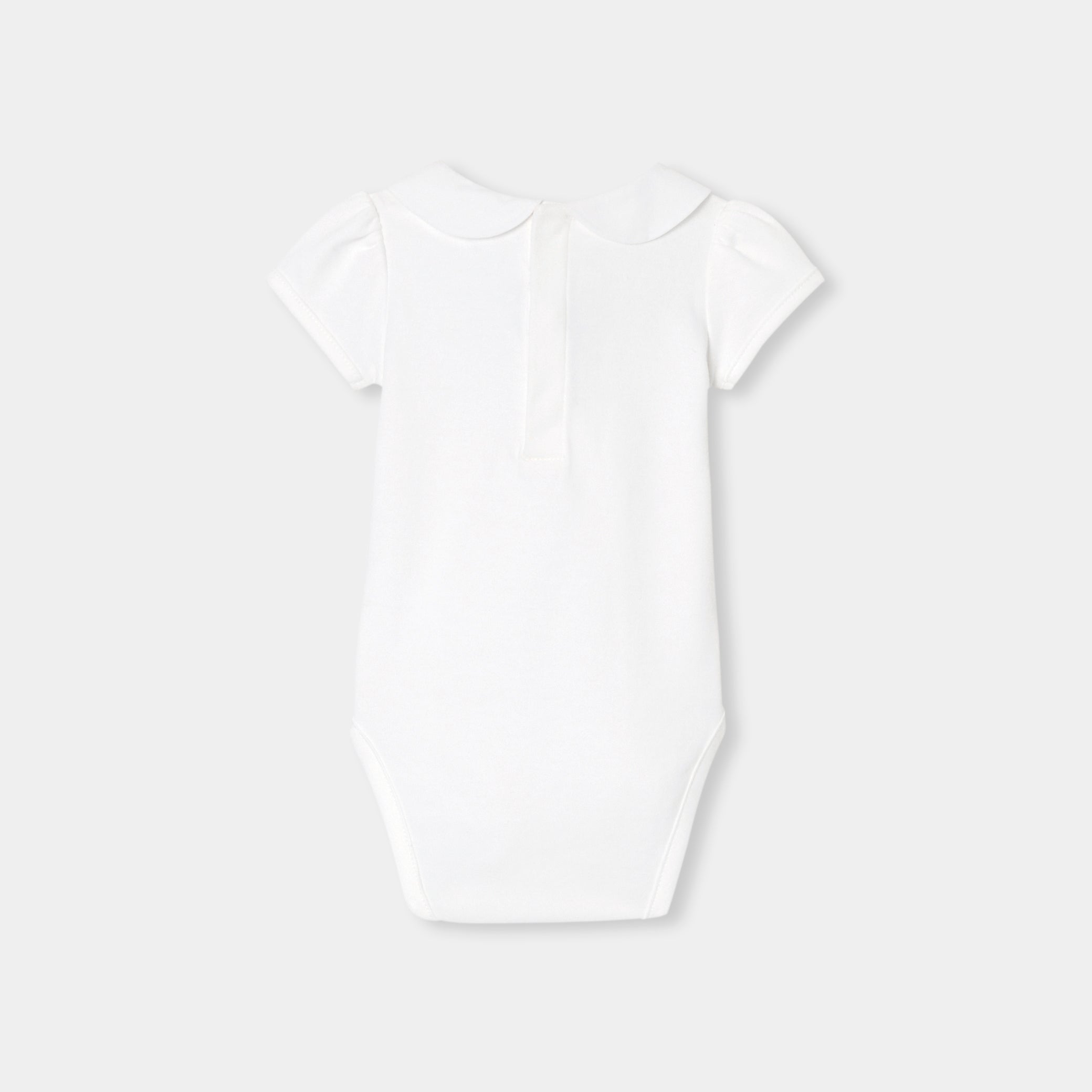 Baby girl short-sleeved bodysuit