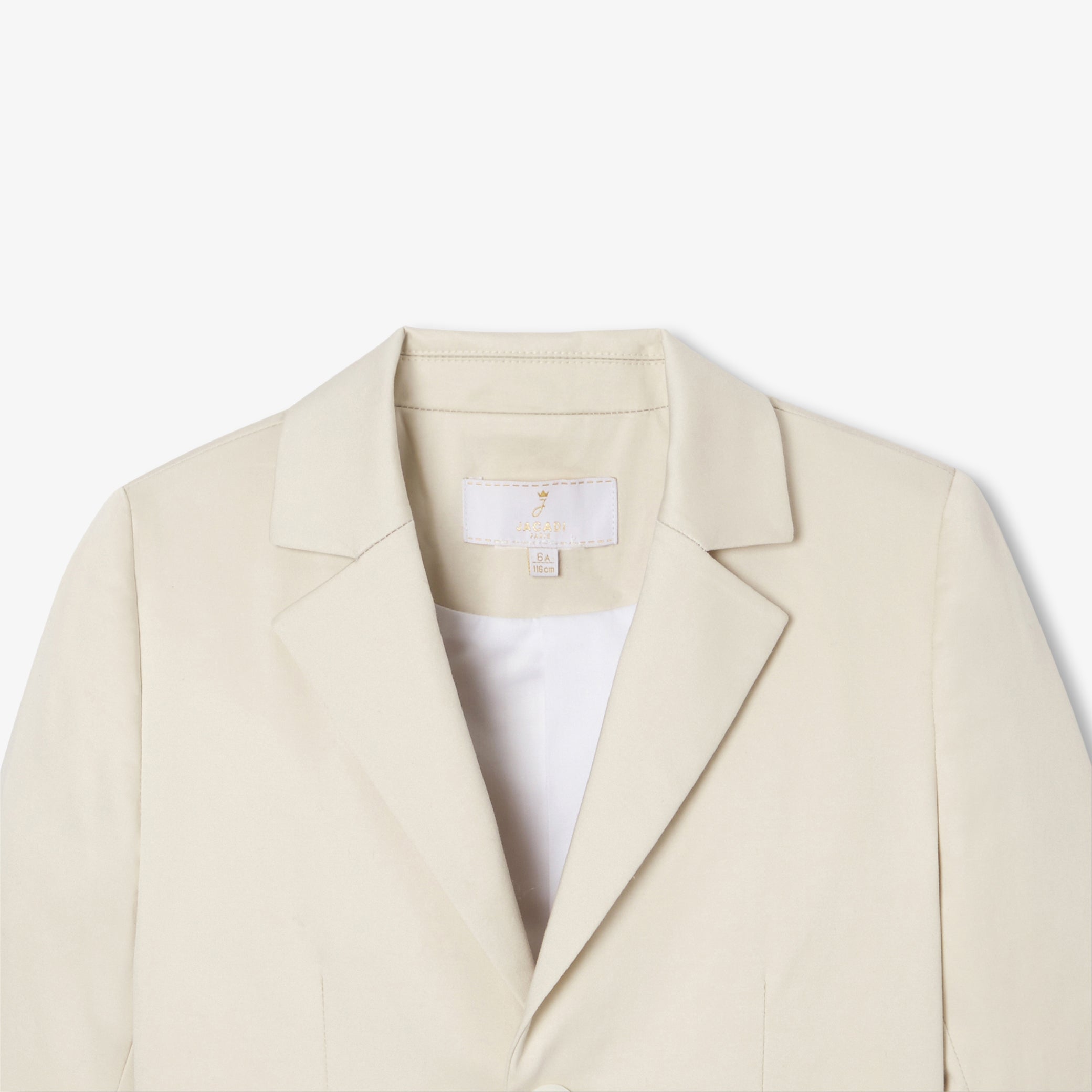 Boy's jacket in cotton satin