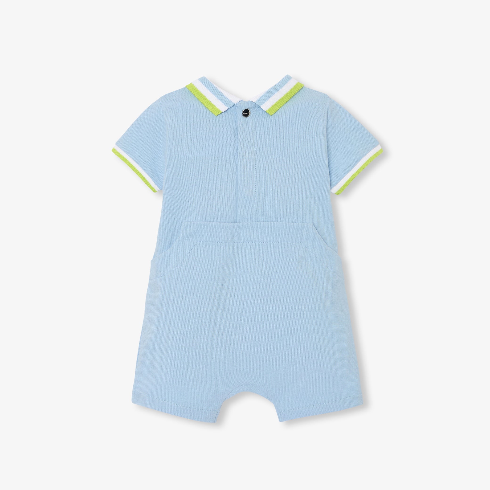 Baby boy polo romper