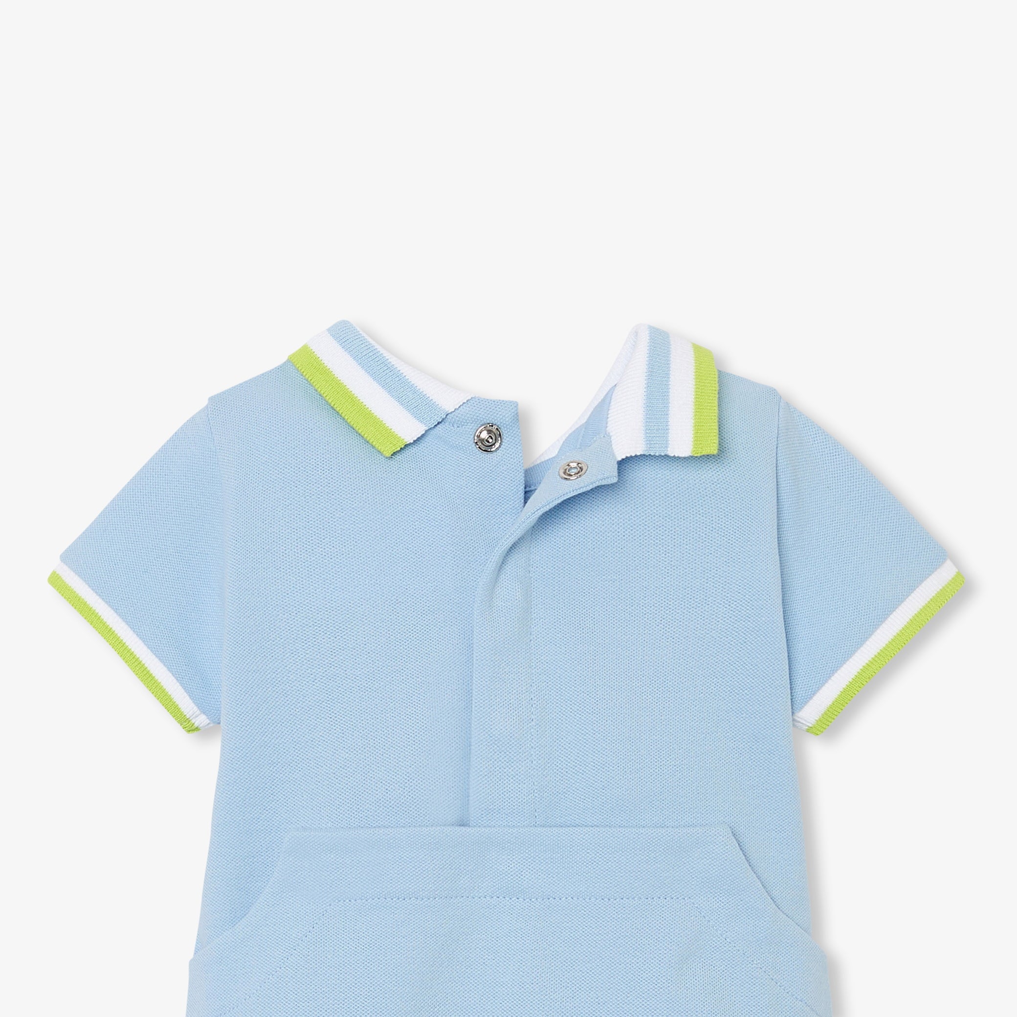 Baby boy polo romper
