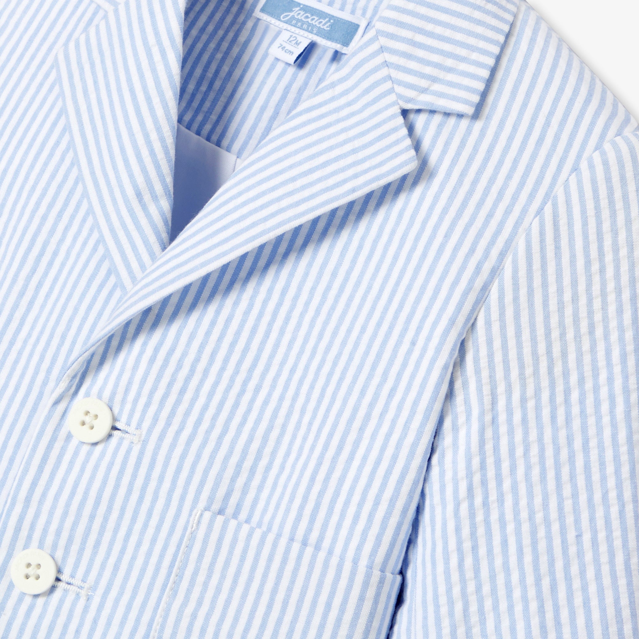 Baby unisex seersucker jacket