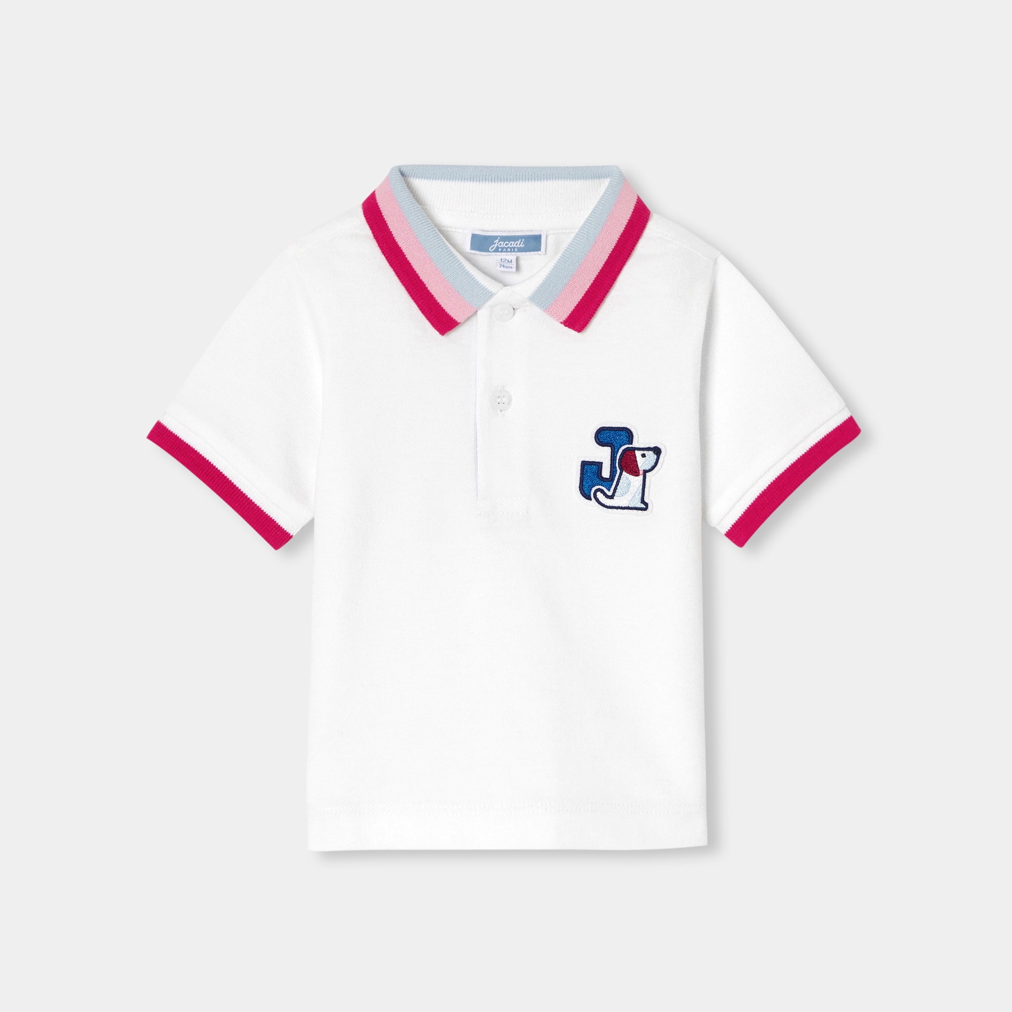 Toddler boy pique polo shirt