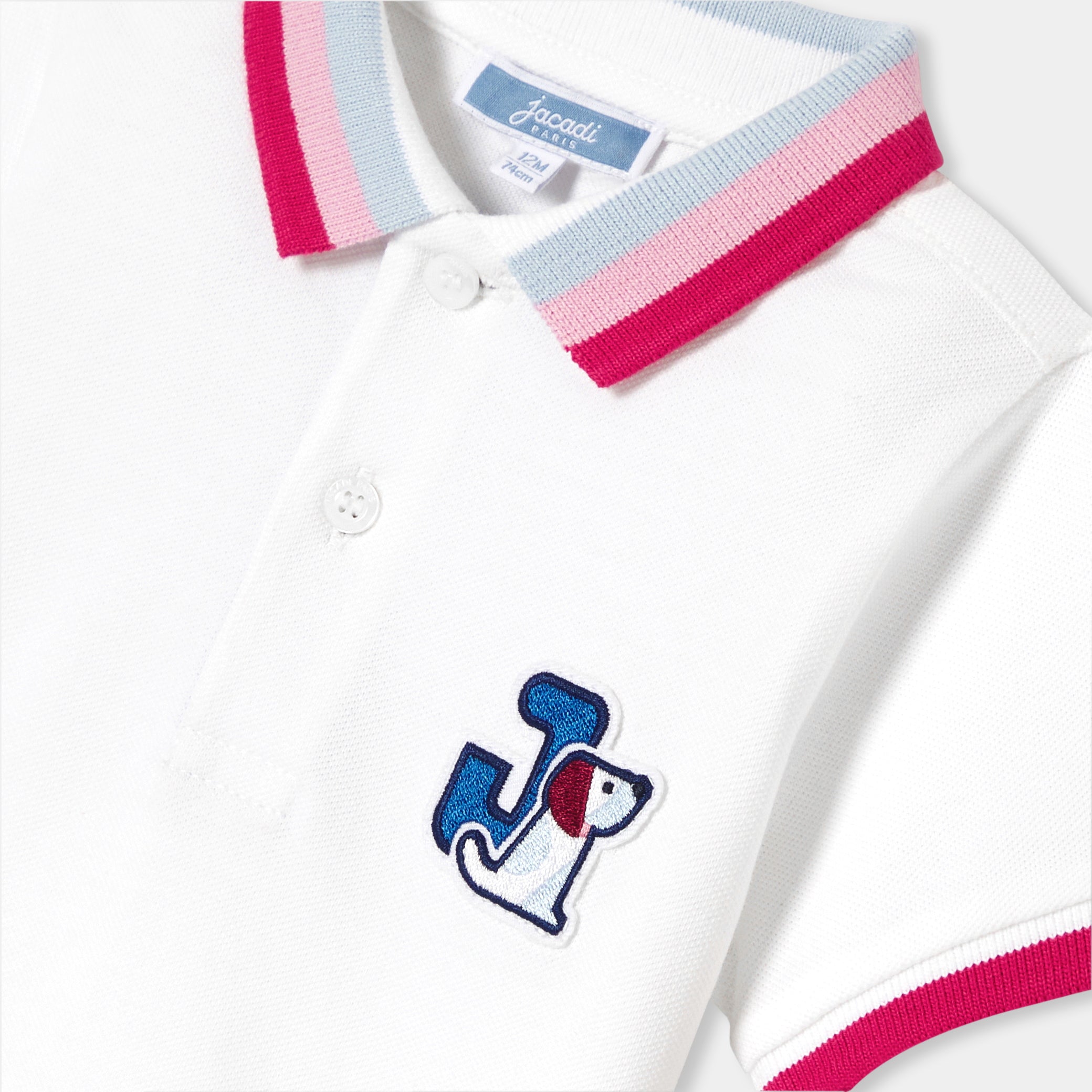 Toddler boy pique polo shirt
