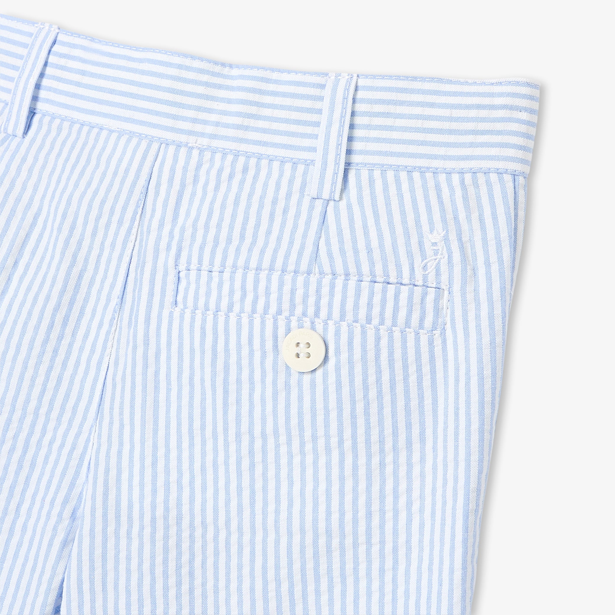 Baby boy shorts in seersucker