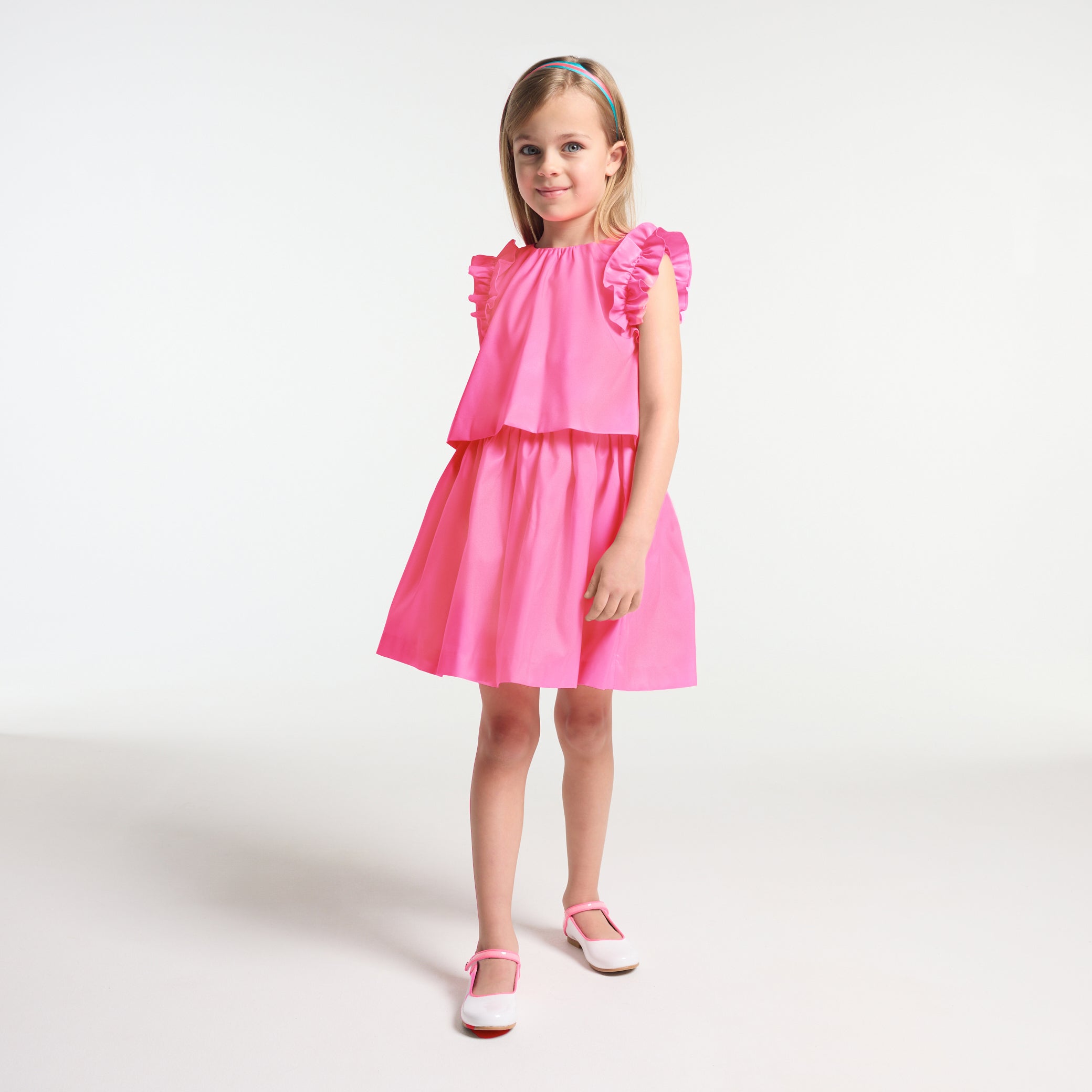 Girl taffeta top