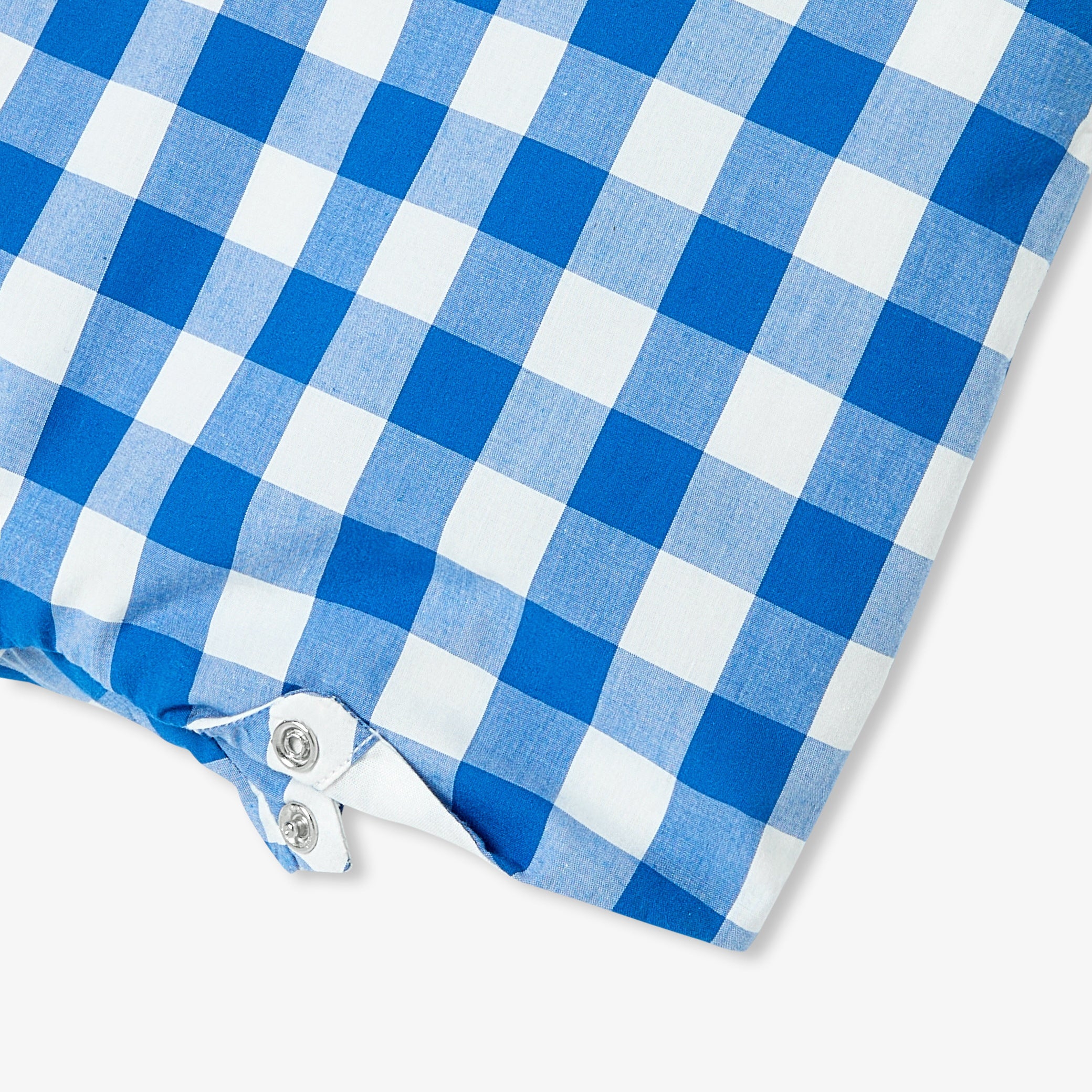 Baby boy gingham romper