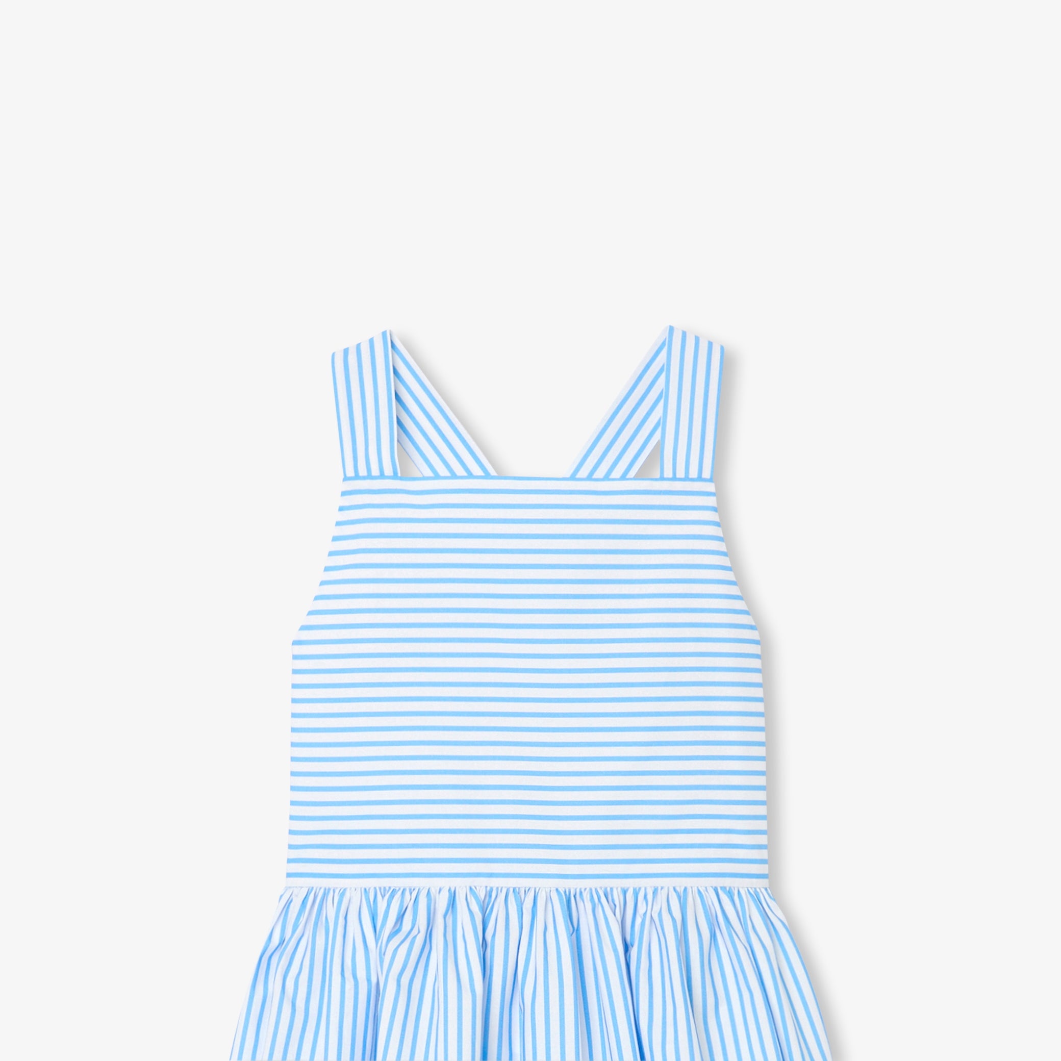 Girl cross-over back dress
