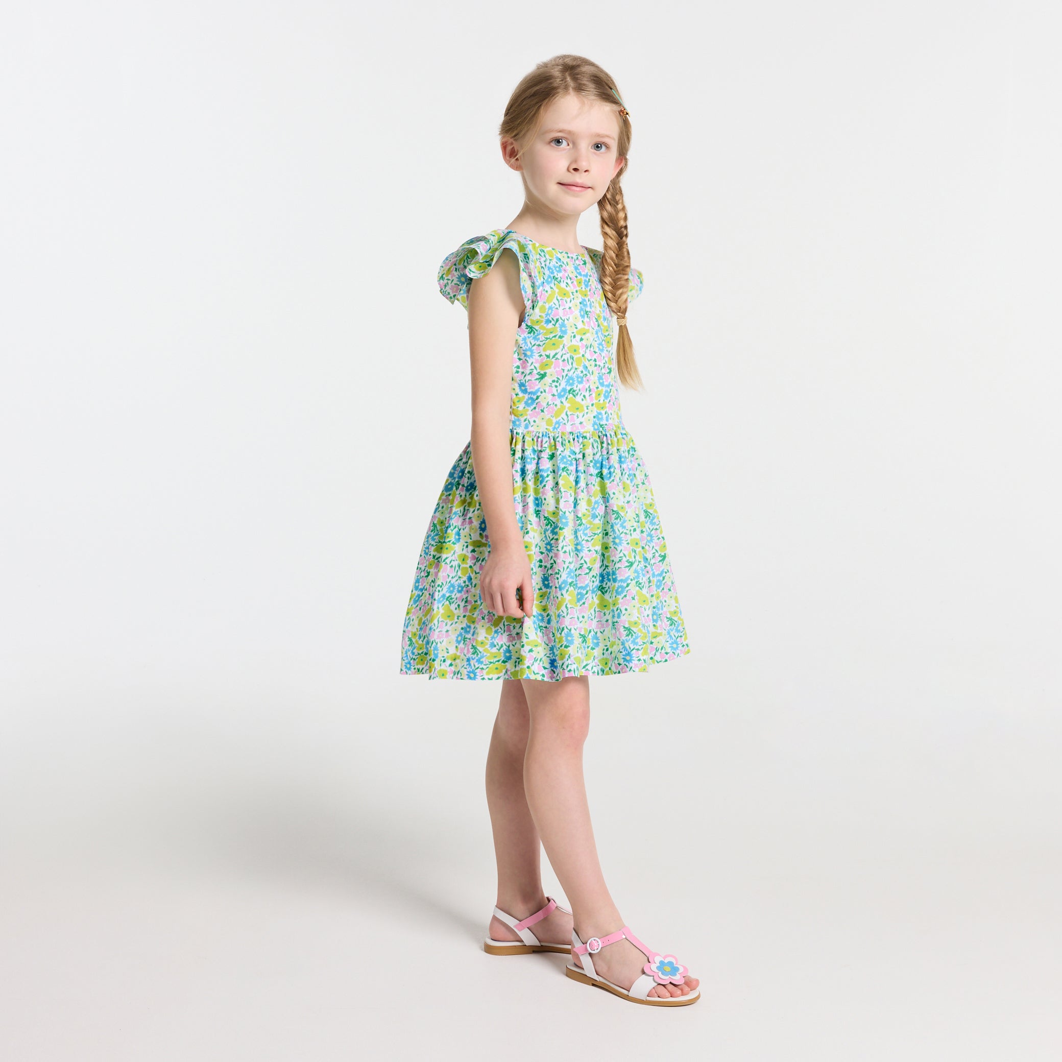Girl dress in Liberty fabric