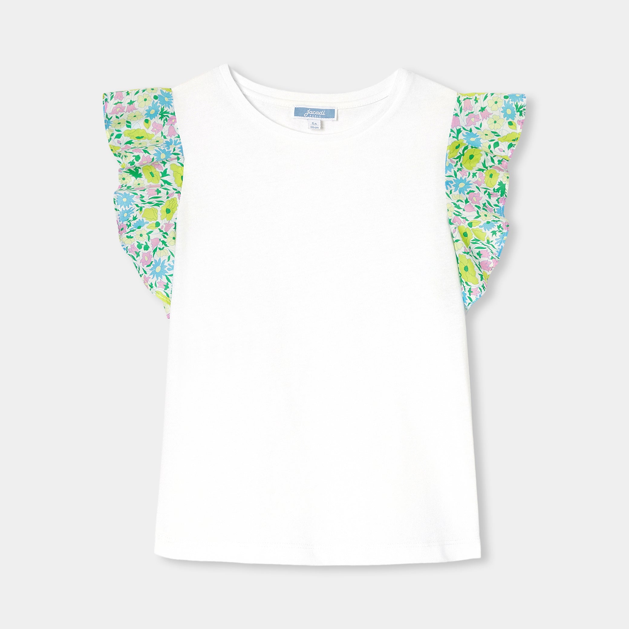 Girl ruffled T-shirt