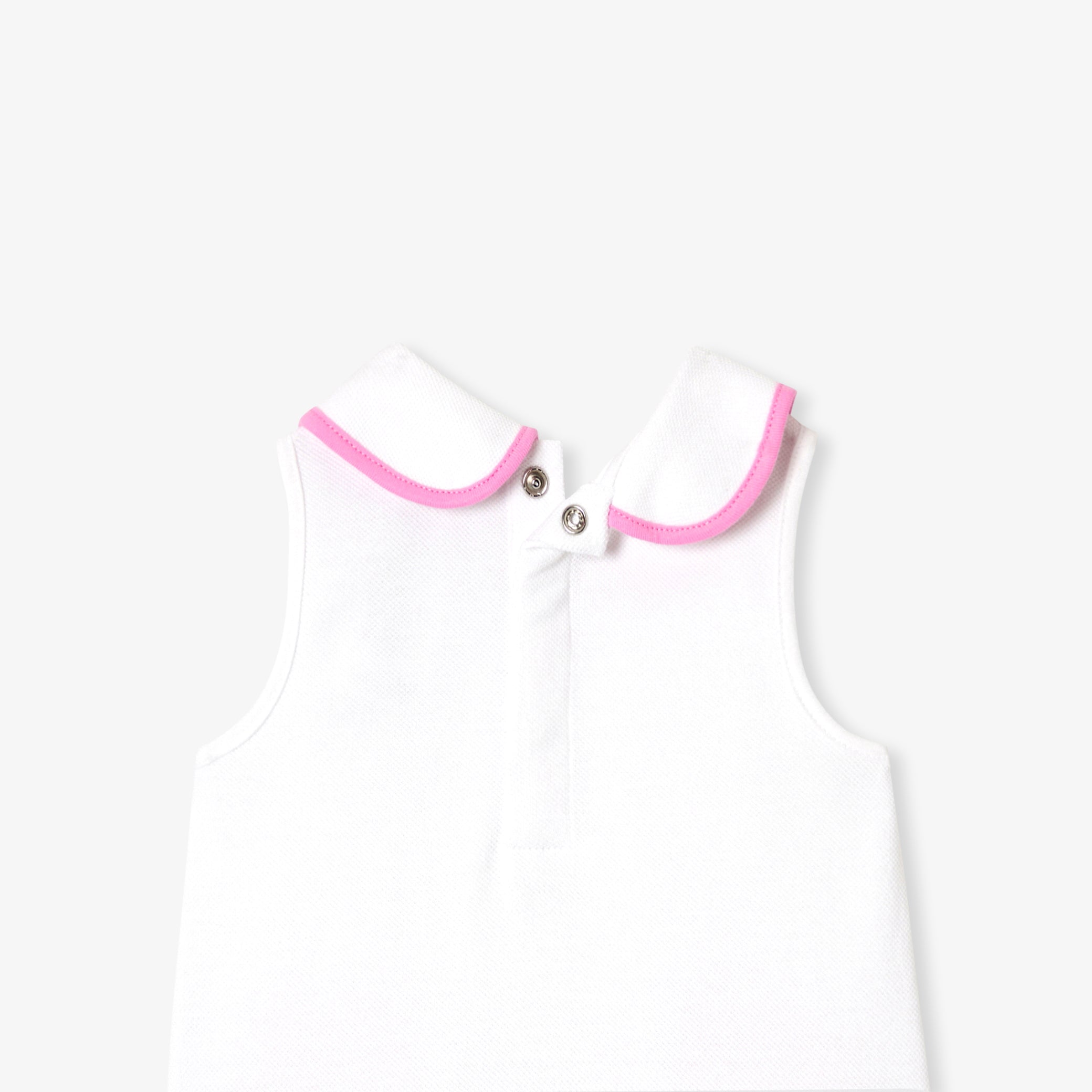 Baby girl dress in cotton pique