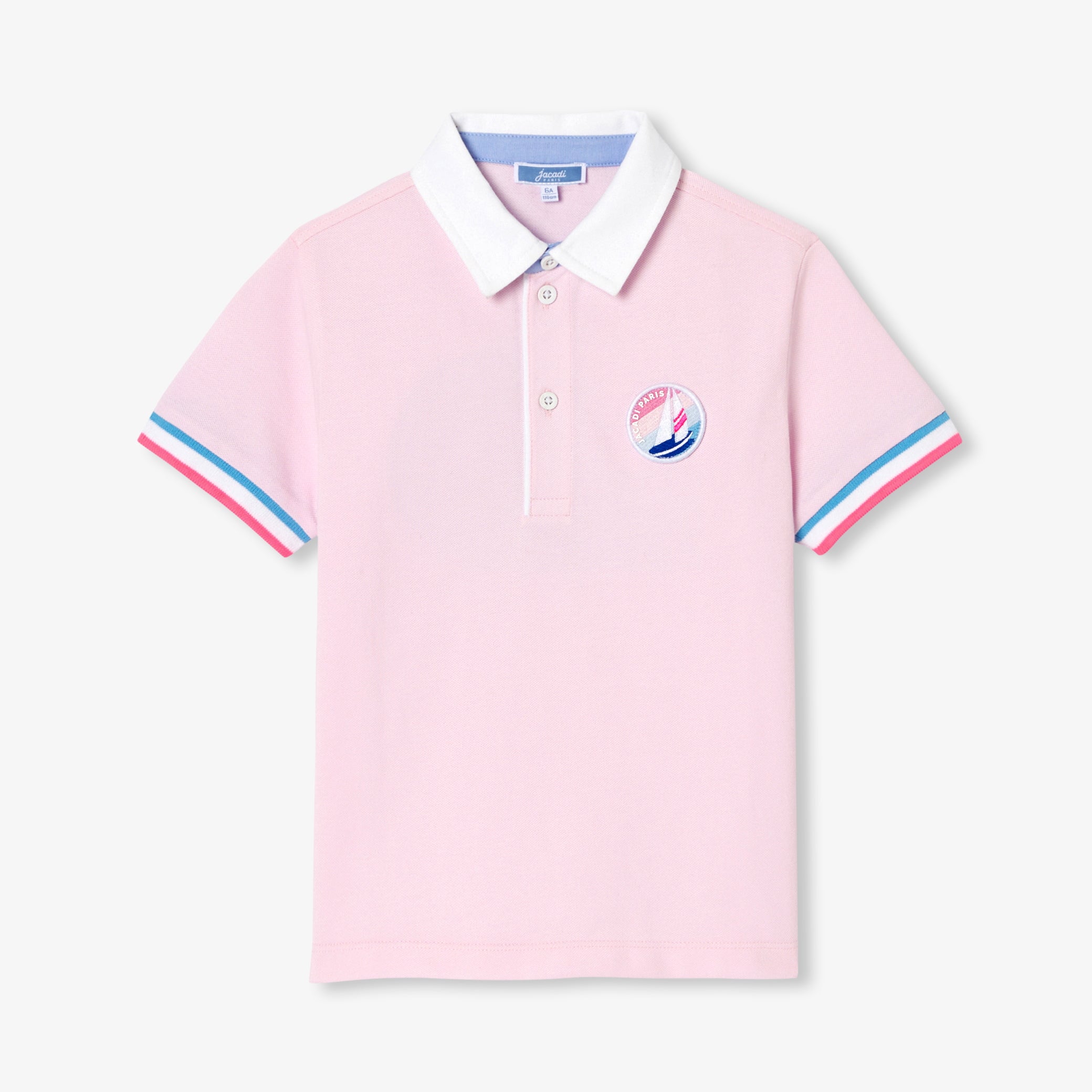 Boy's polo shirt in cotton piquÃ©