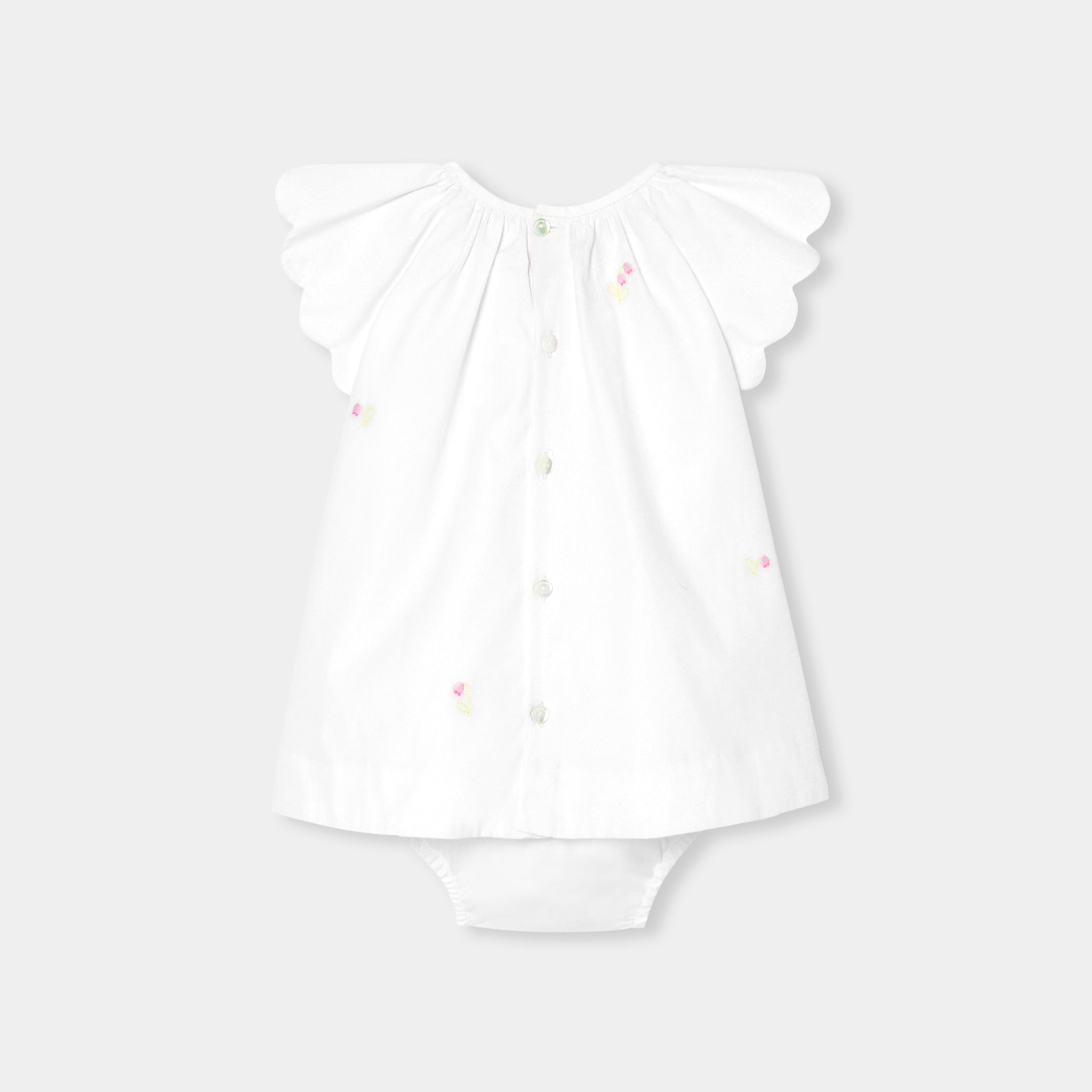 Baby girl dress in poplin